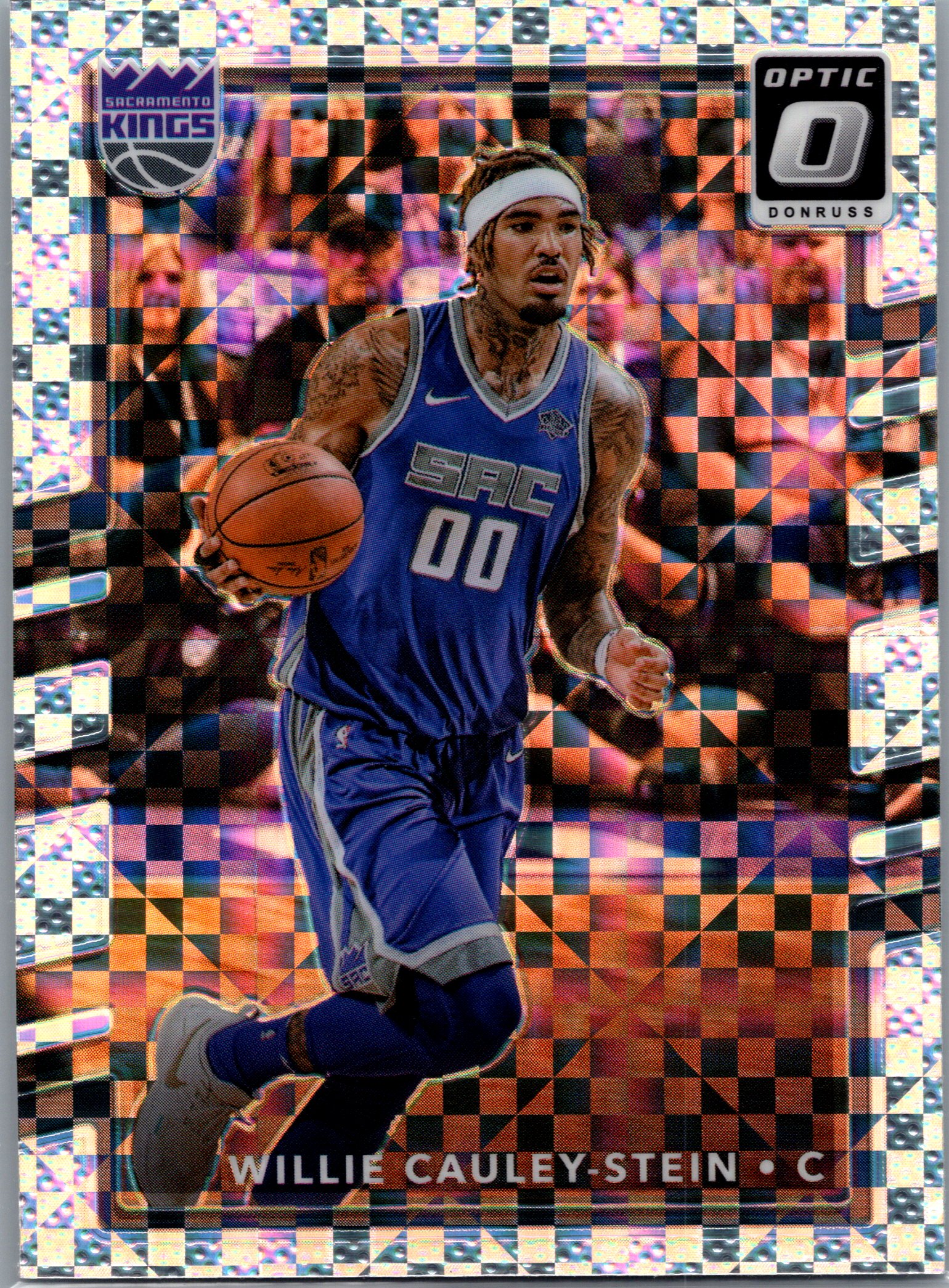 2017-18 Donruss Optic - Checkerboard Willie Cauley-Stein #127 front