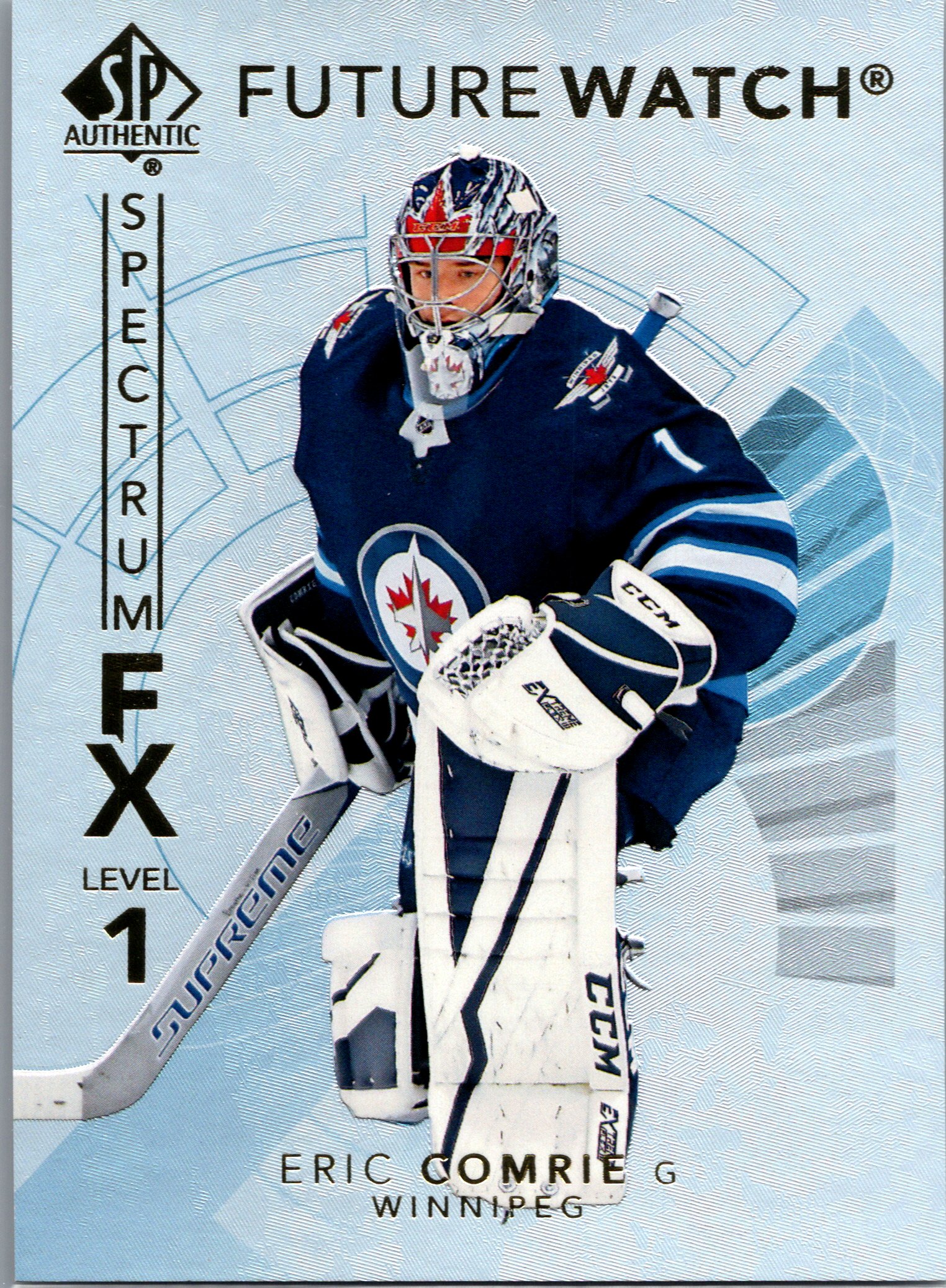2017-18 SP Authentic - Spectrum FX Eric Comrie #S-52 front