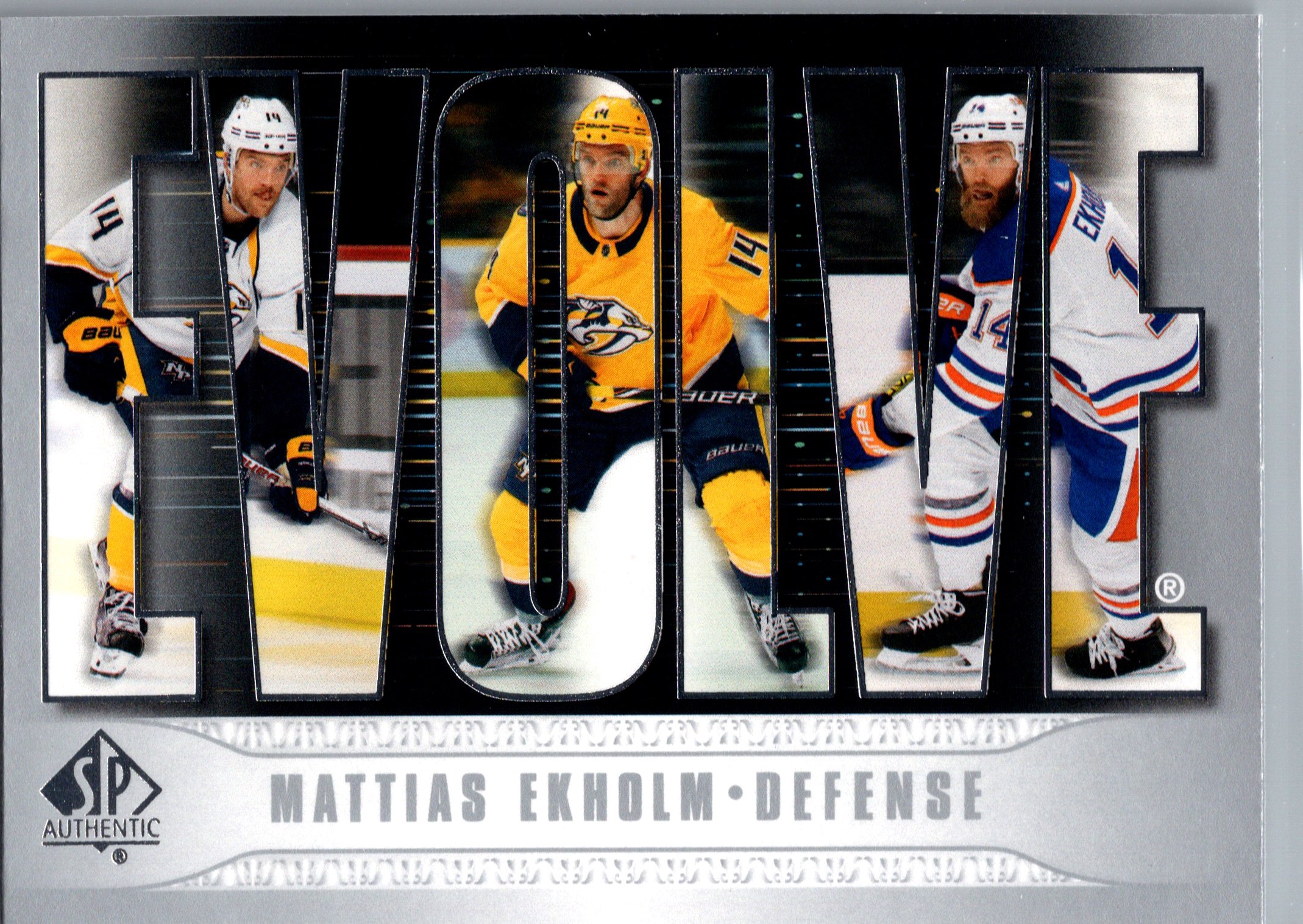 2023-24 SP Authentic - Evolve Mattias Ekholm #E-9 front