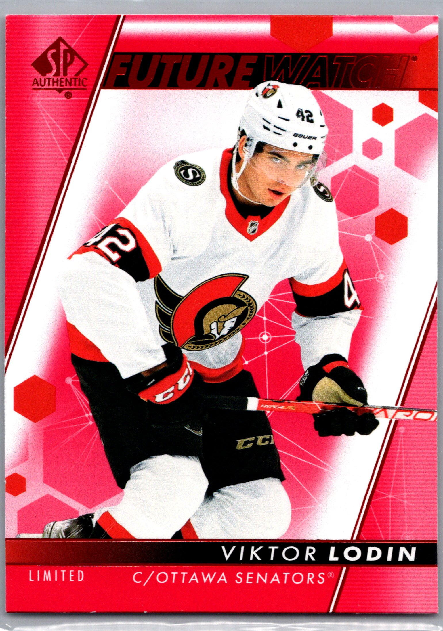 2022-23 SP Authentic - Limited Red Viktor Lodin #188 front