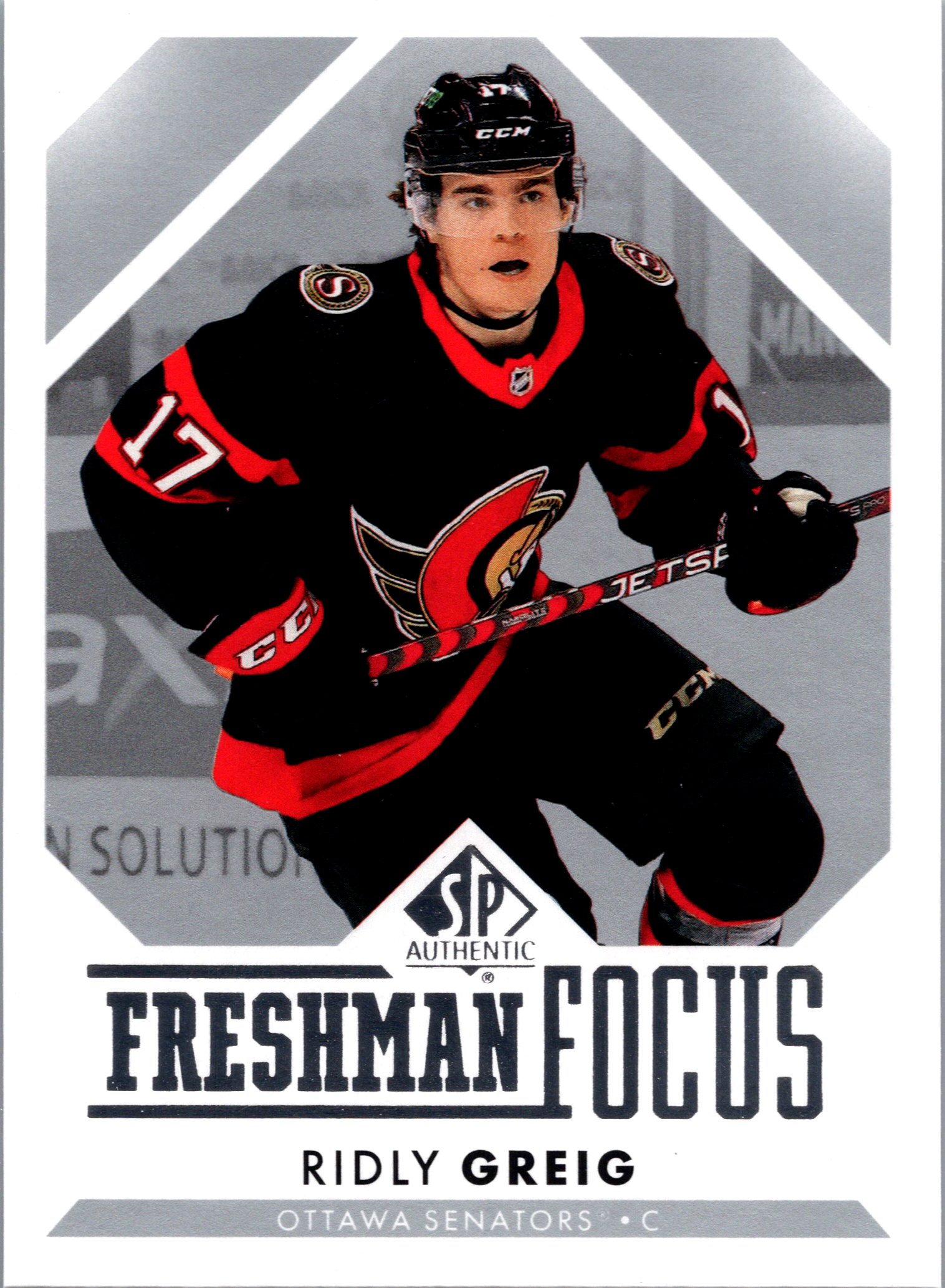 2023-24 SP Authentic - Freshman Focus Ridly Greig #FF-18 front