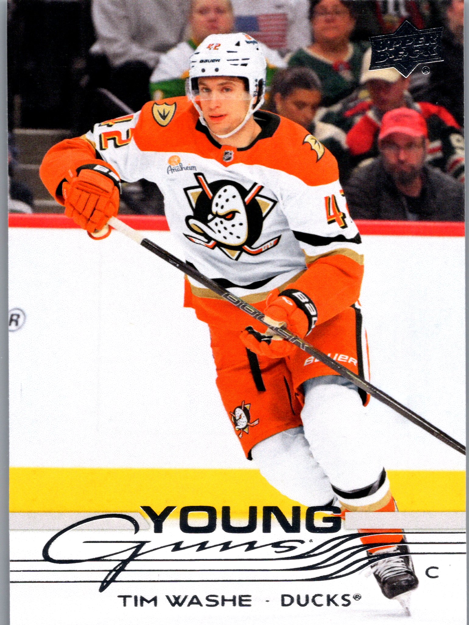 2025-26 Upper Deck Tim Washe #206 RC front