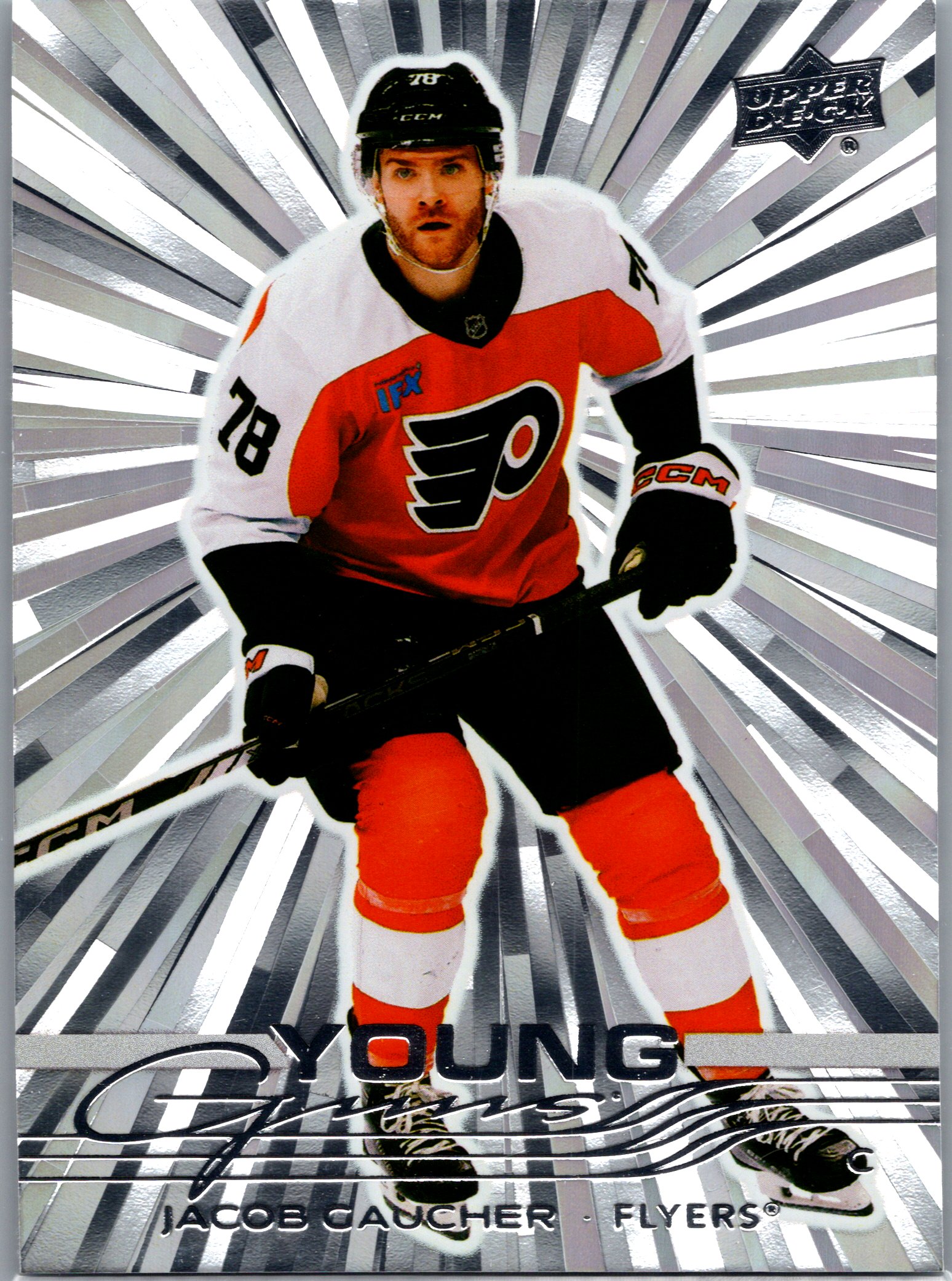 2025-26 Upper Deck - Outburst Silver Jacob Gaucher #225 front