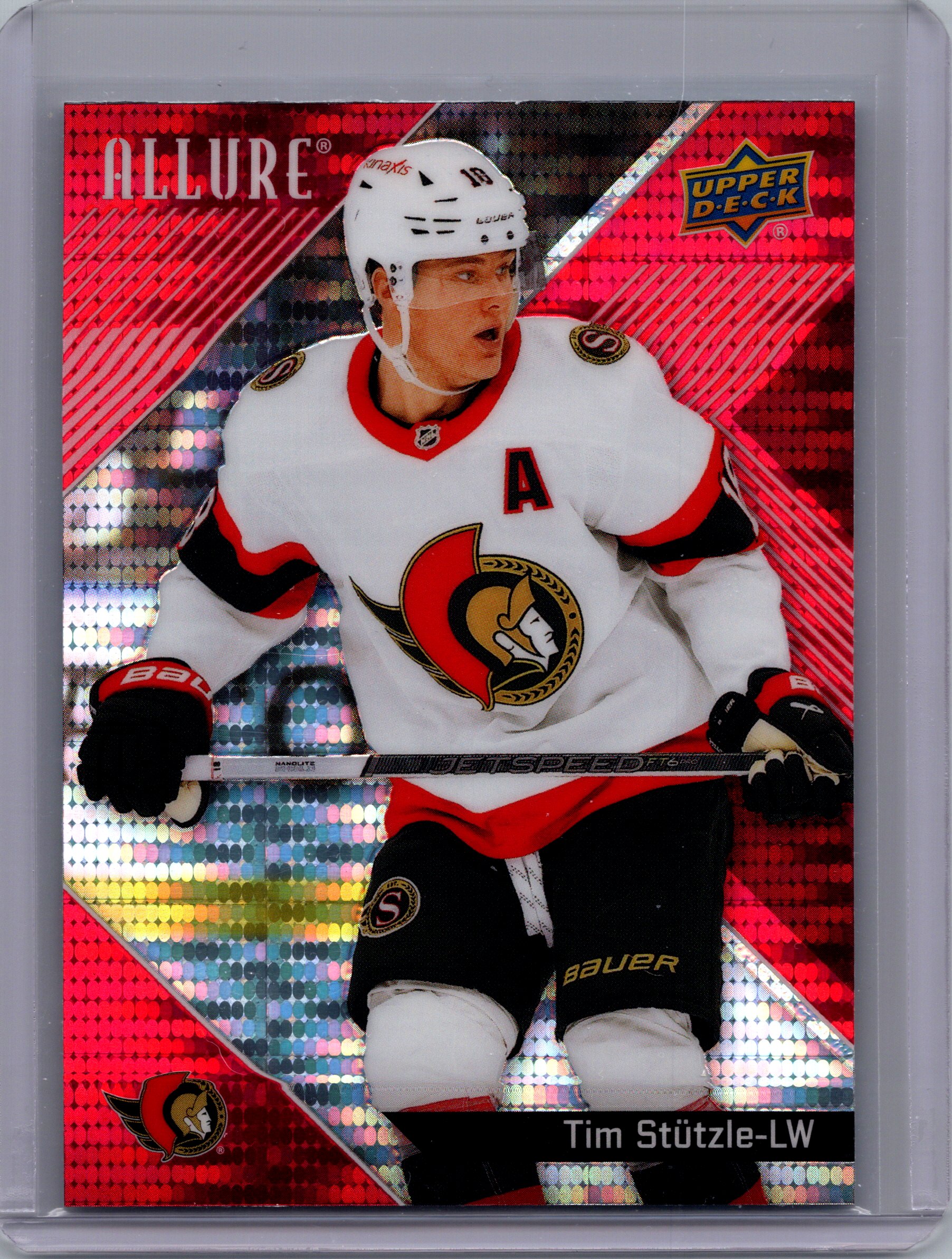 2024-25 Upper Deck Allure - Red Rainbow Tim Stutzle #49 front
