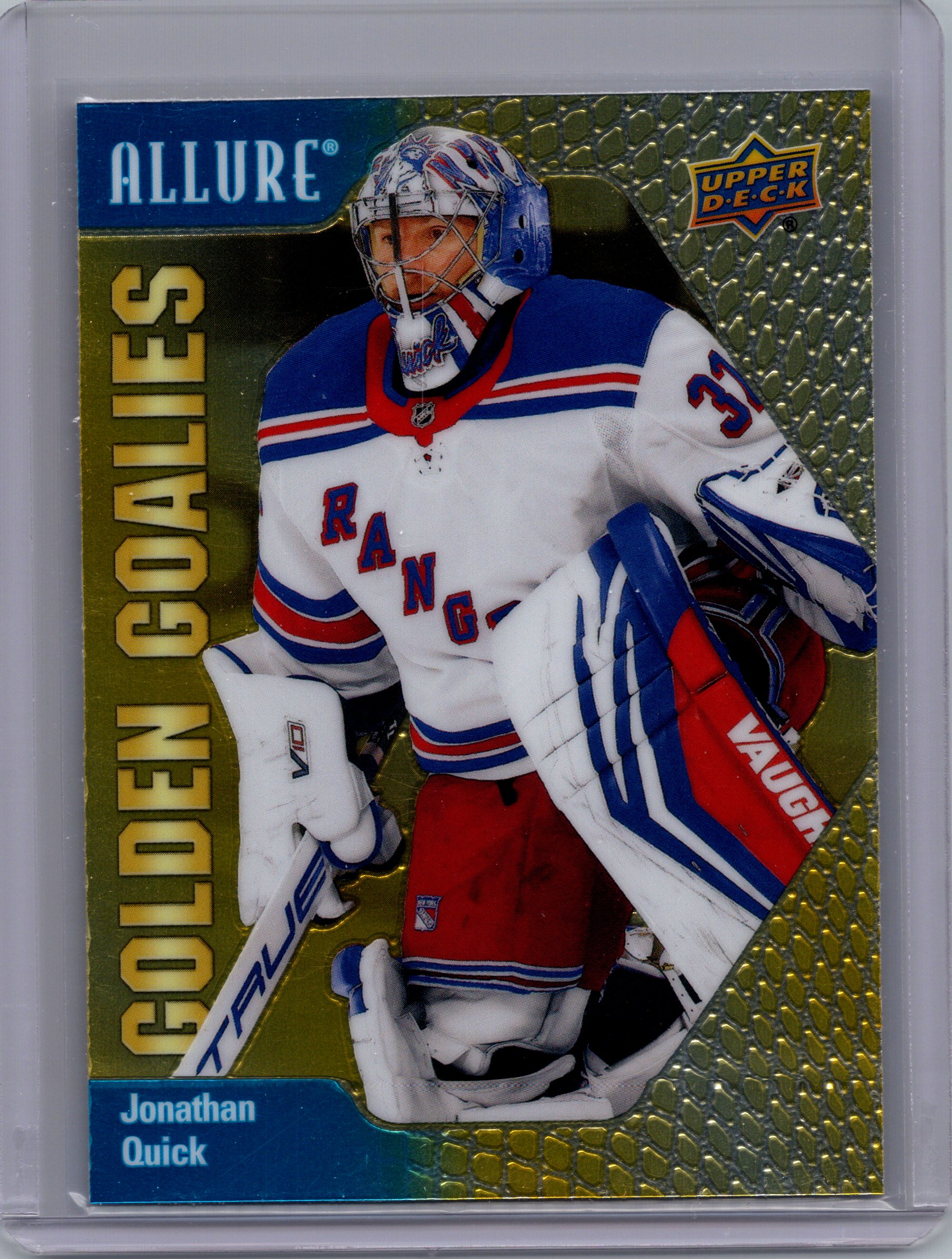2023-24 Upper Deck Allure - Golden Goalies Jonathan Quick #GG-1 front