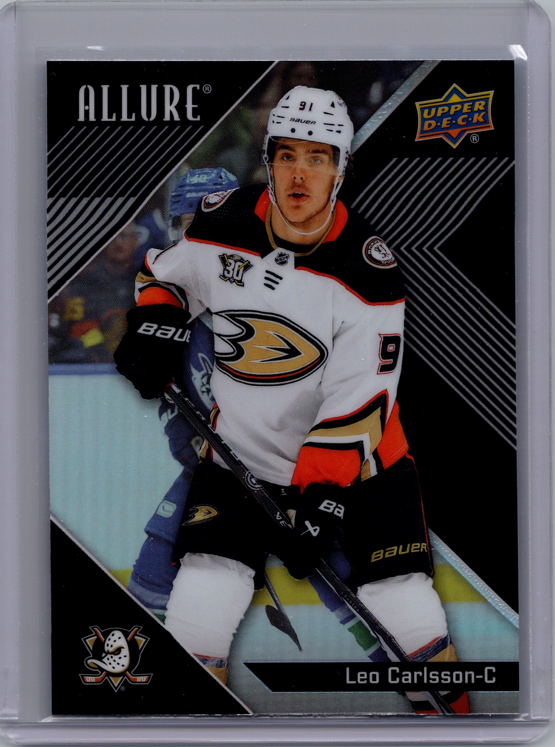 2024-25 Upper Deck Allure - Black Rainbow Leo Carlsson #26 front