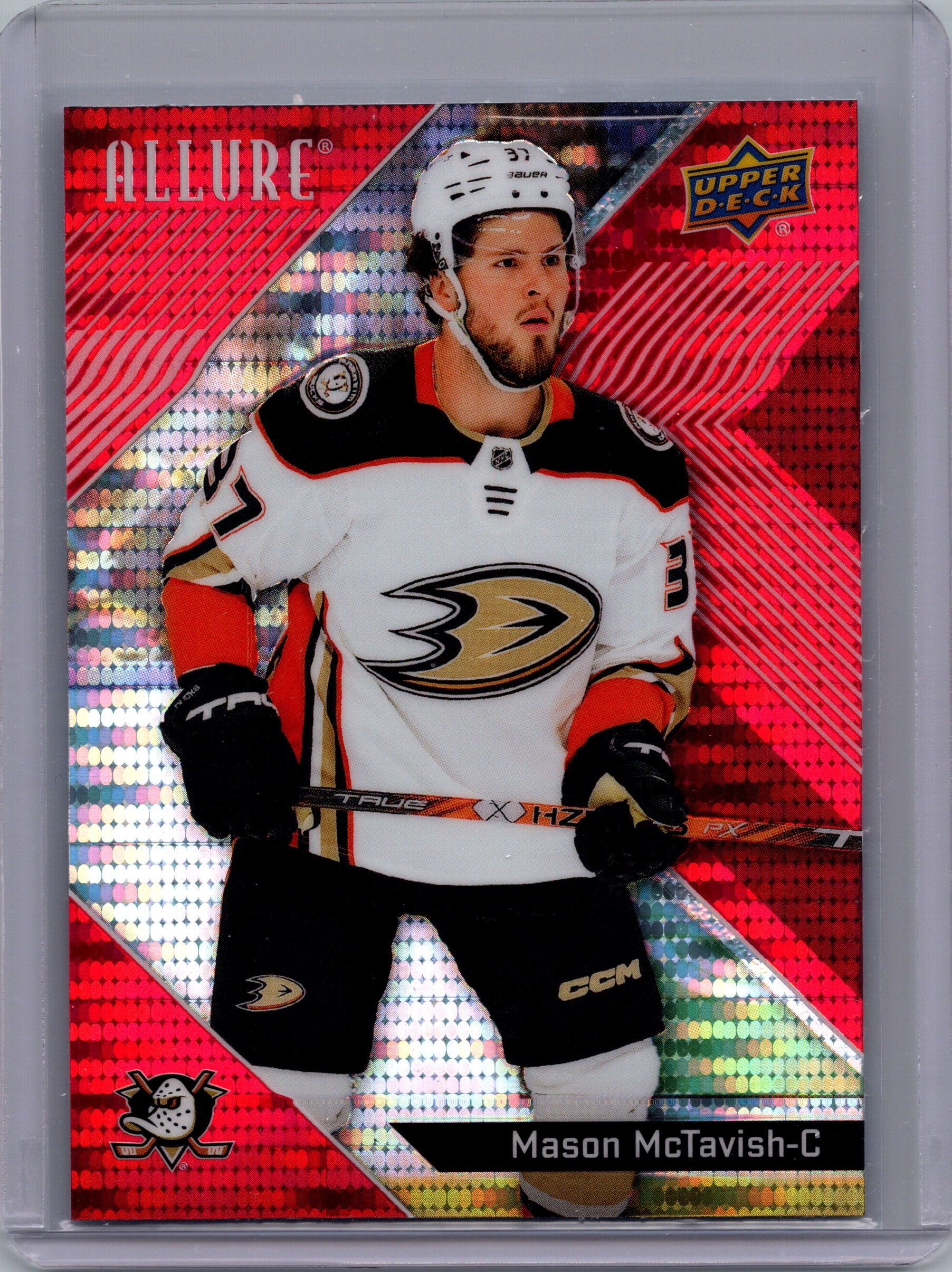 2024-25 Upper Deck Allure - Red Rainbow Mason McTavish #31 front