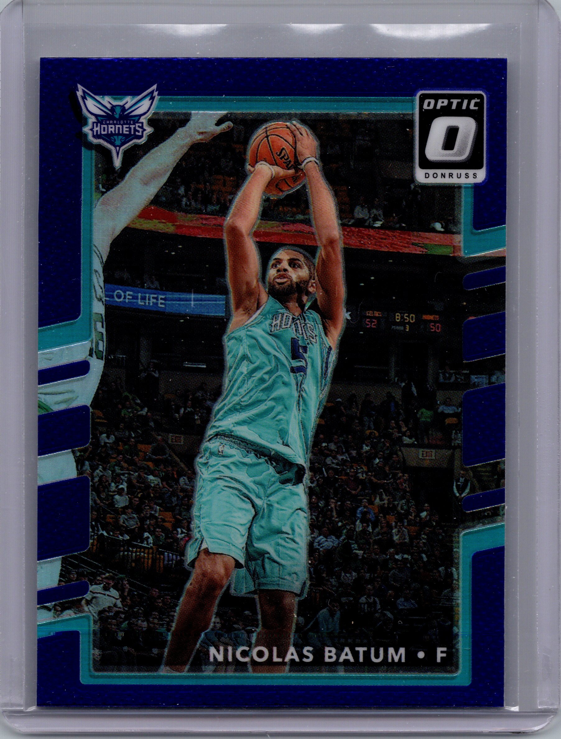 2017-18 Donruss Optic - Purple Nicolas Batum #17 front