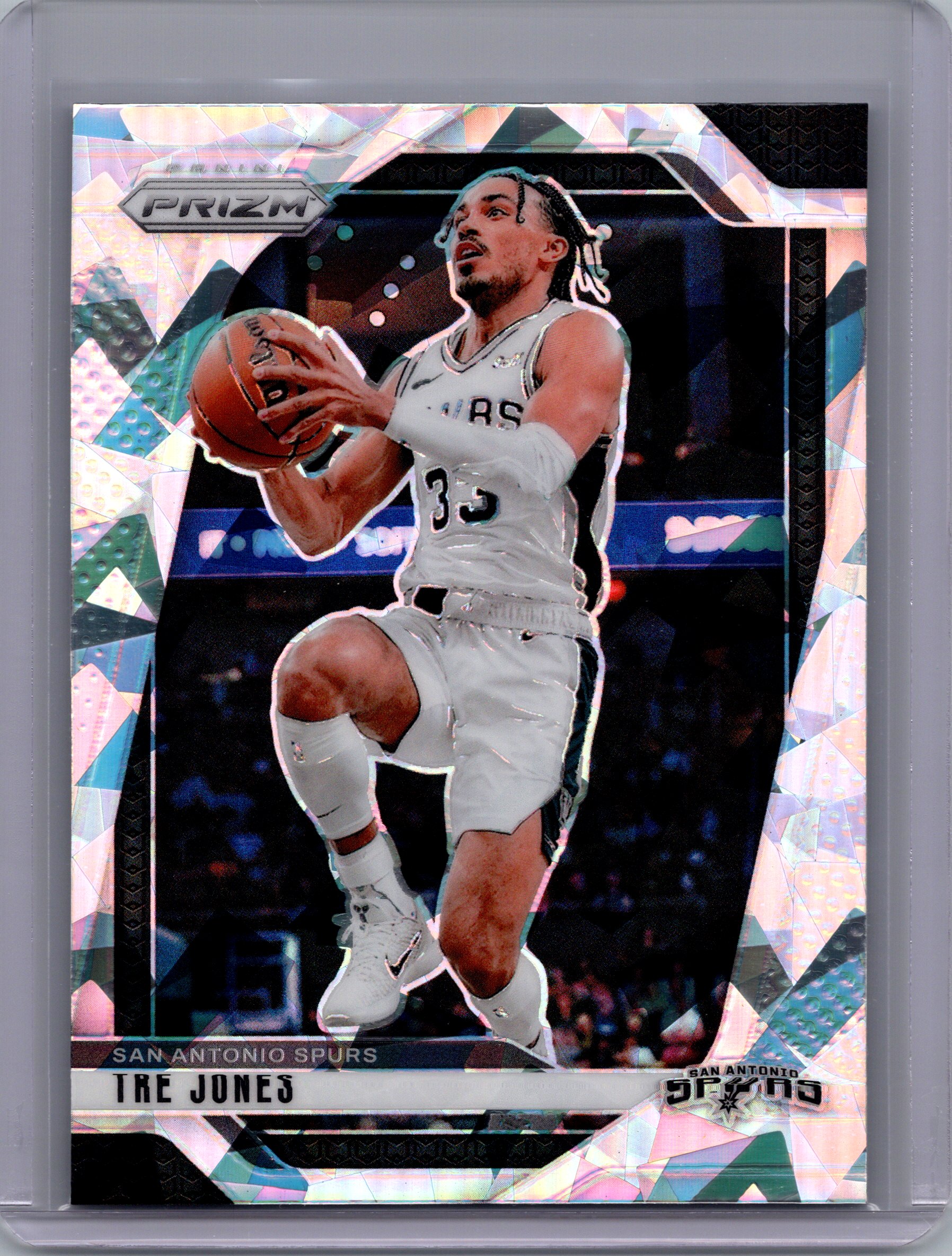 2024-25 Panini Prizm - Prizms Ice Tre Jones #61 front