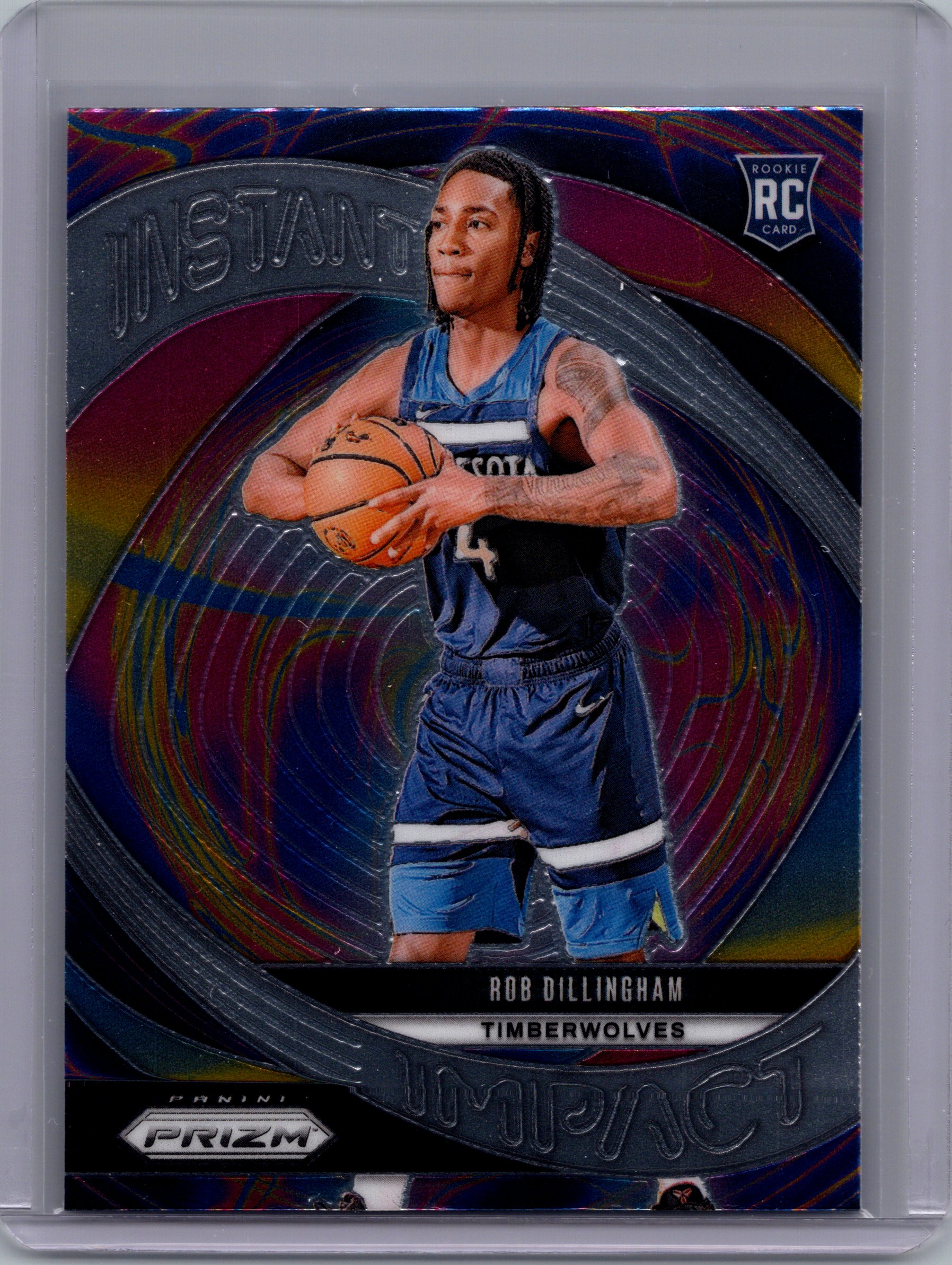 2024-25 Panini Prizm - Instant Impact Prizms Green Rob Dillingham #8 front