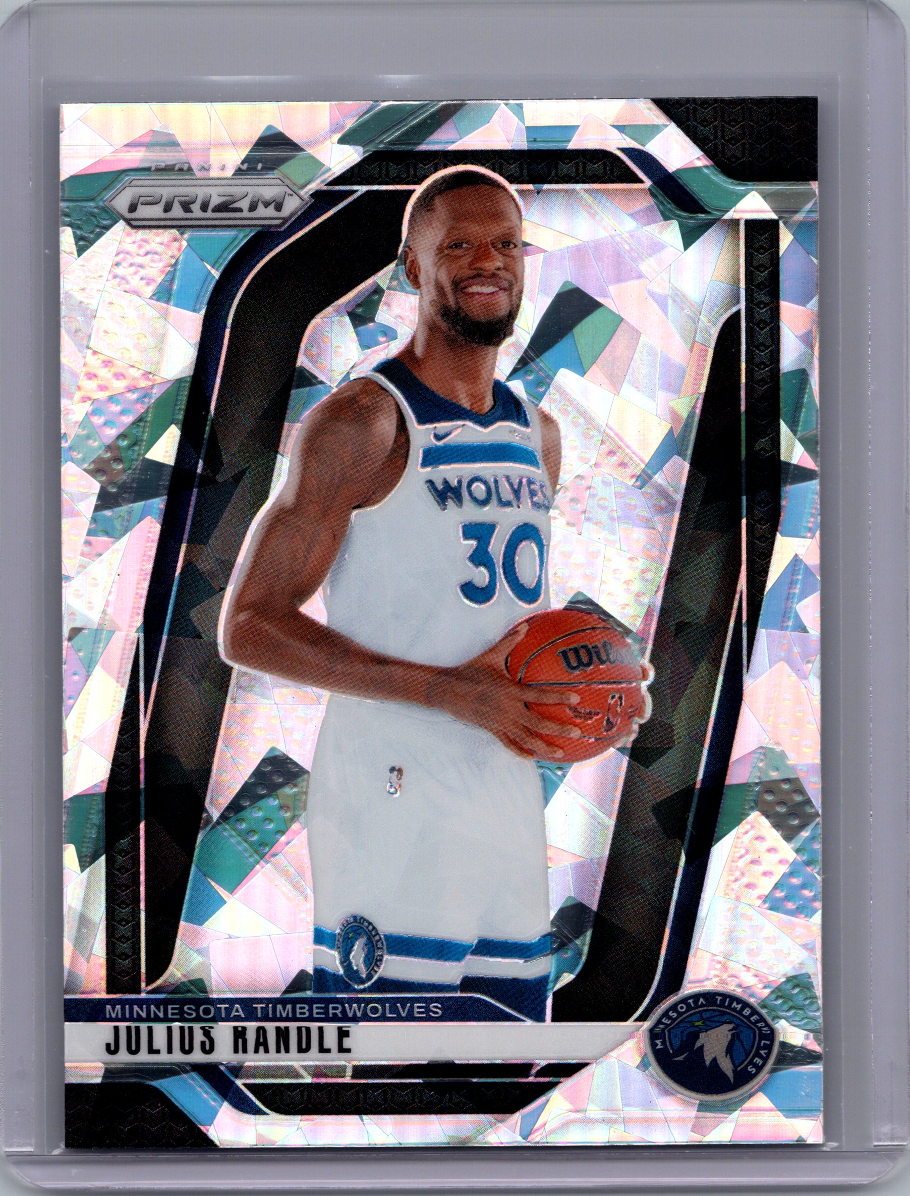 2024-25 Panini Prizm - Prizms Ice Julius Randle #57 front