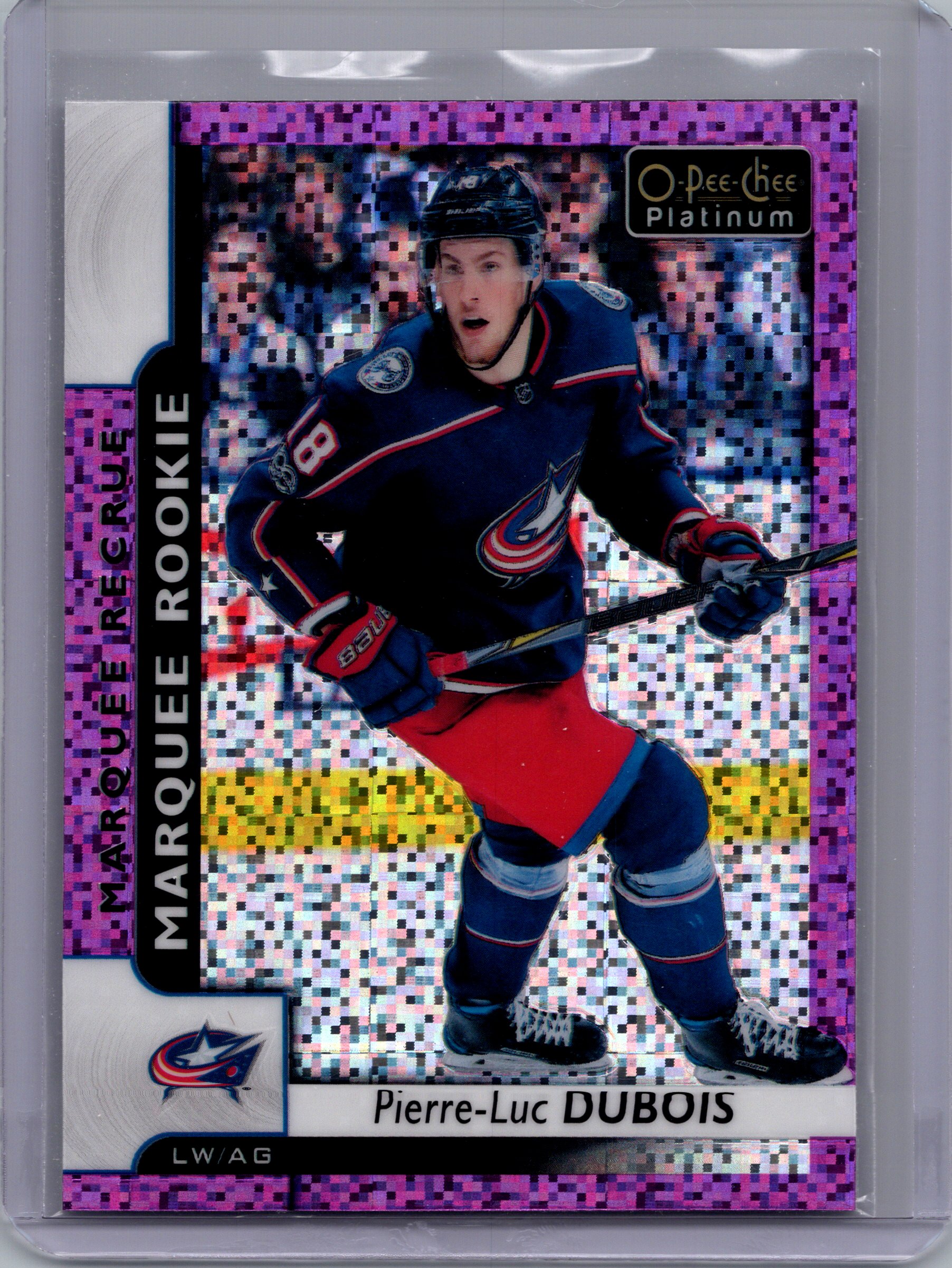 2017-18 O-Pee-Chee Platinum - Violet-Pixels Pierre-Luc Dubois #170 front
