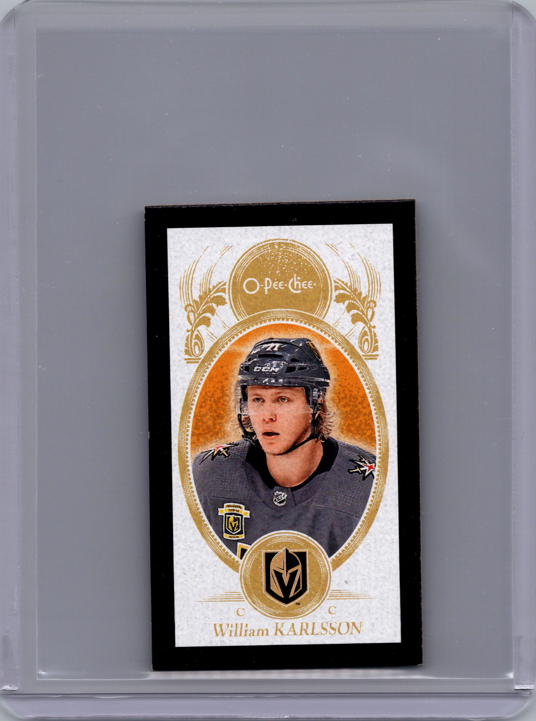 2018-19 O-Pee-Chee - Minis-Black William Karlsson #M-30 front
