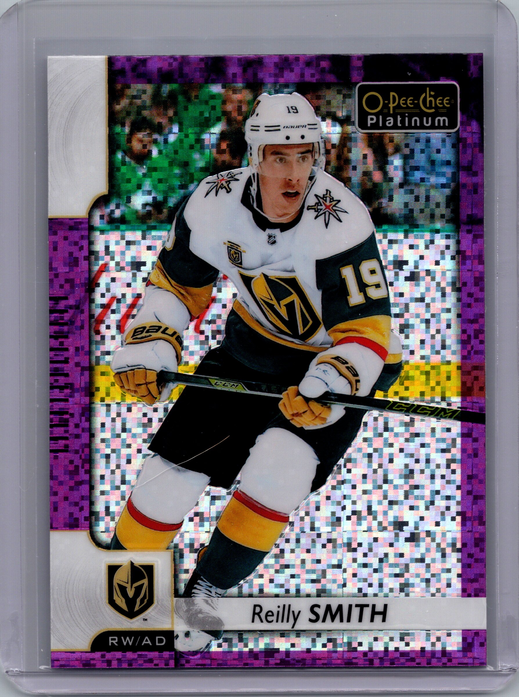 2017-18 O-Pee-Chee Platinum - Violet-Pixels Reilly Smith #91 front
