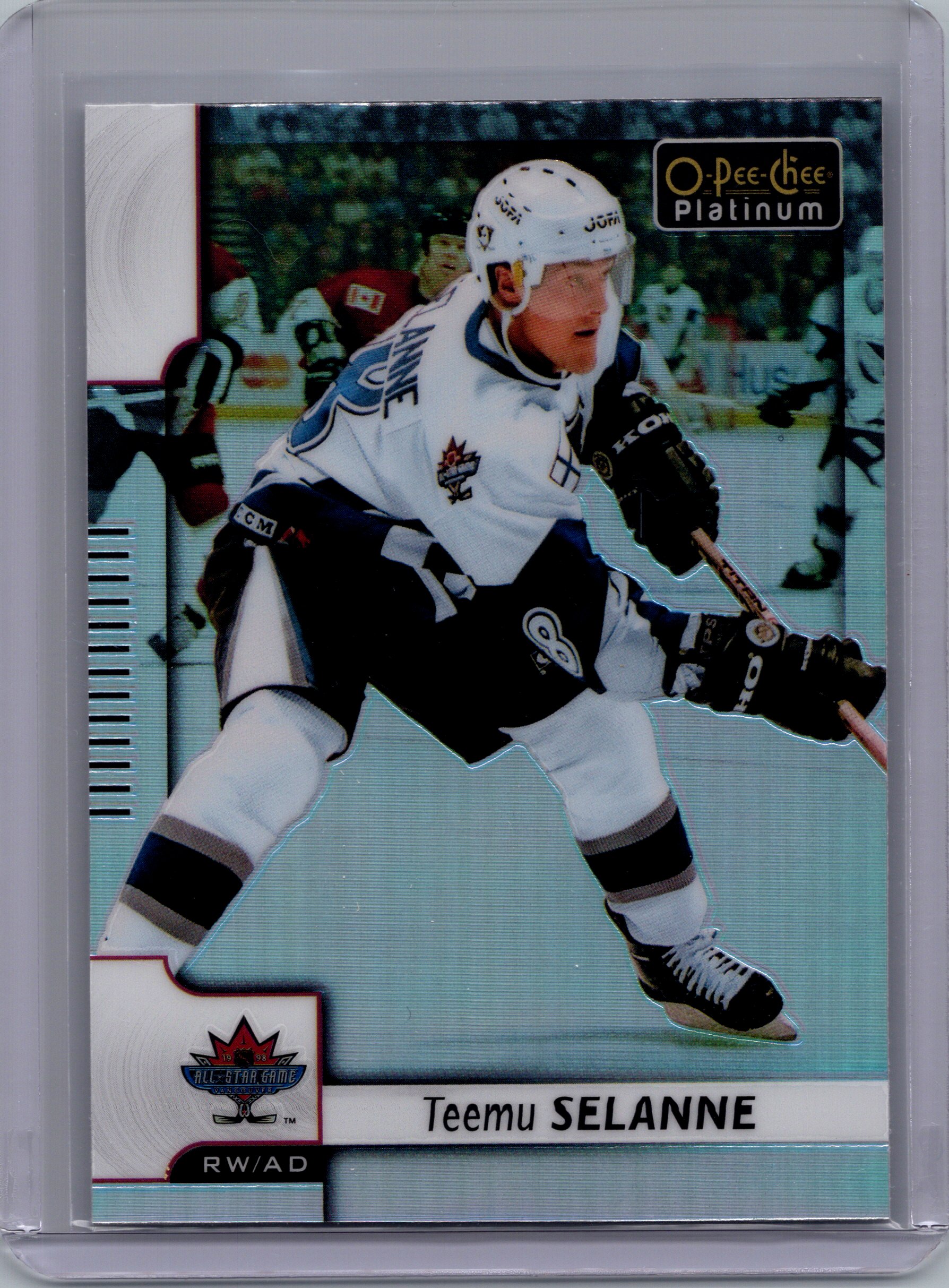 2017-18 O-Pee-Chee Platinum - Rainbow Teemu Selanne #147 front
