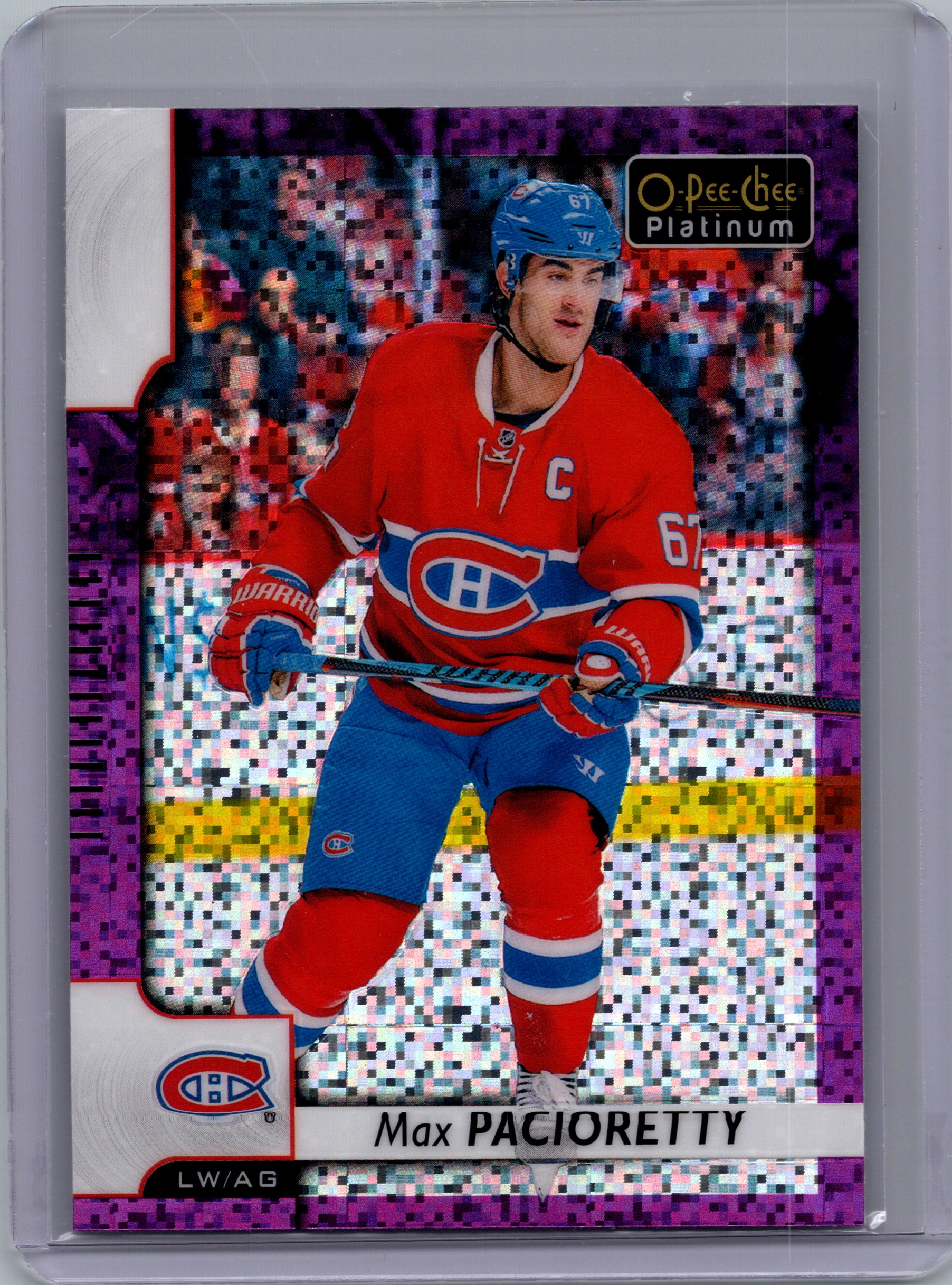 2017-18 O-Pee-Chee Platinum - Violet-Pixels Max Pacioretty #2 front