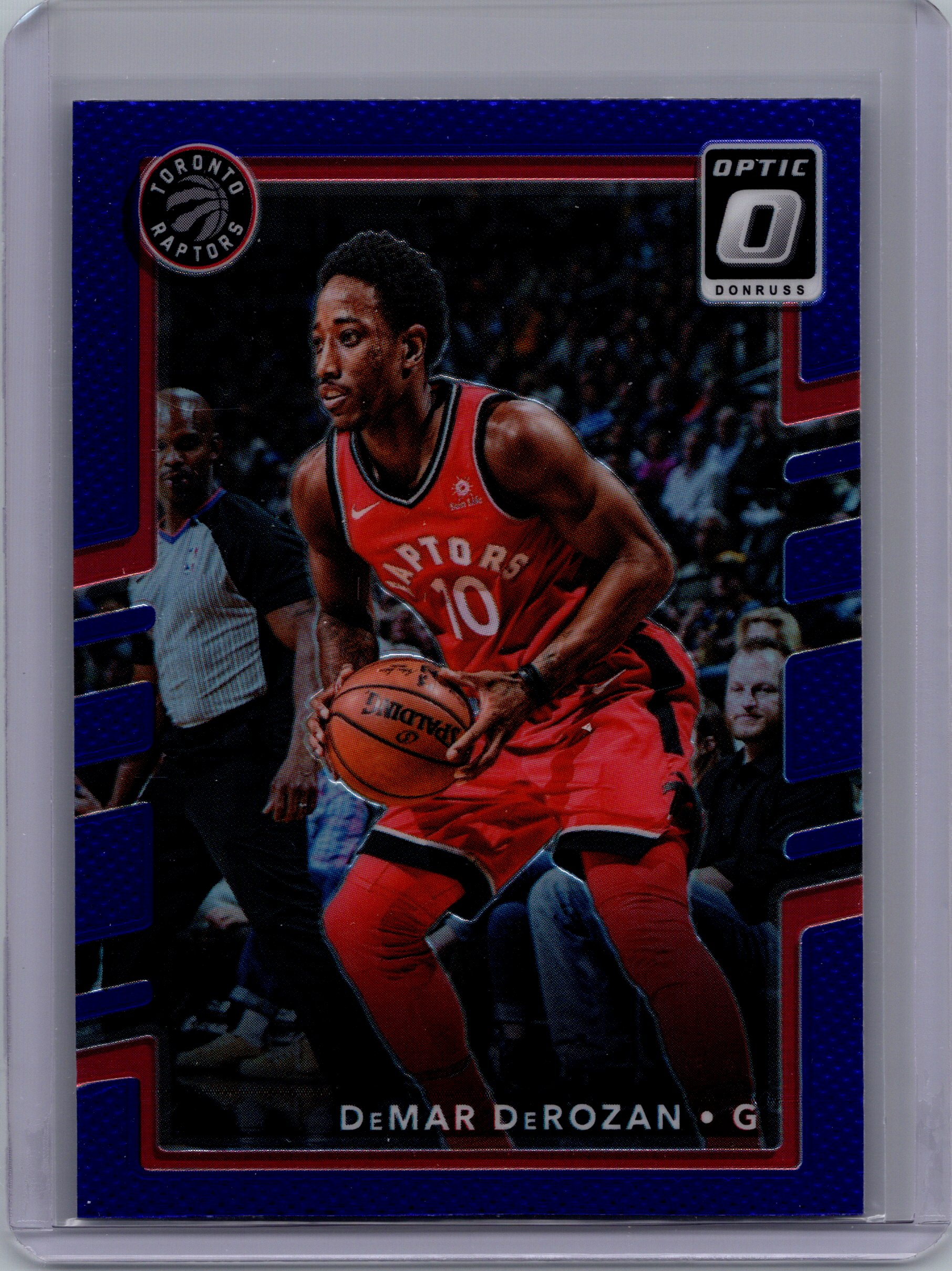 2017-18 Donruss Optic - Purple DeMar DeRozan #136 front