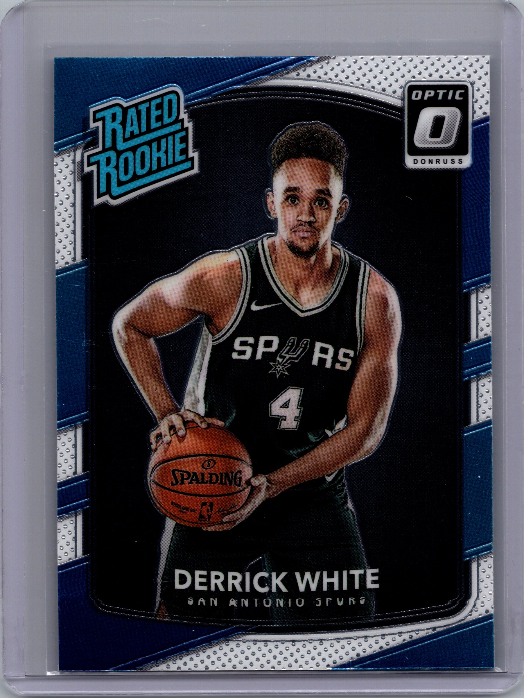 2017-18 Donruss Optic Derrick White #172 RC front