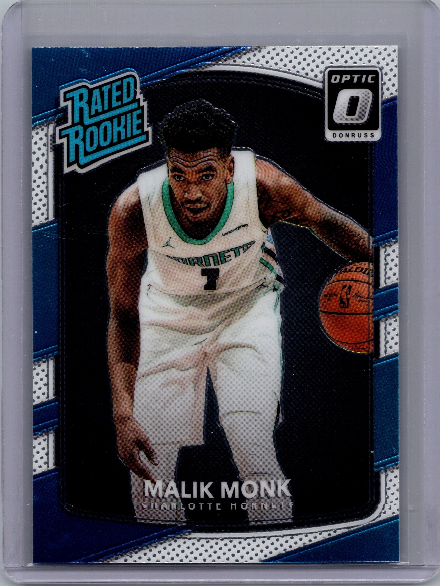 2017-18 Donruss Optic Malik Monk #190 RC front
