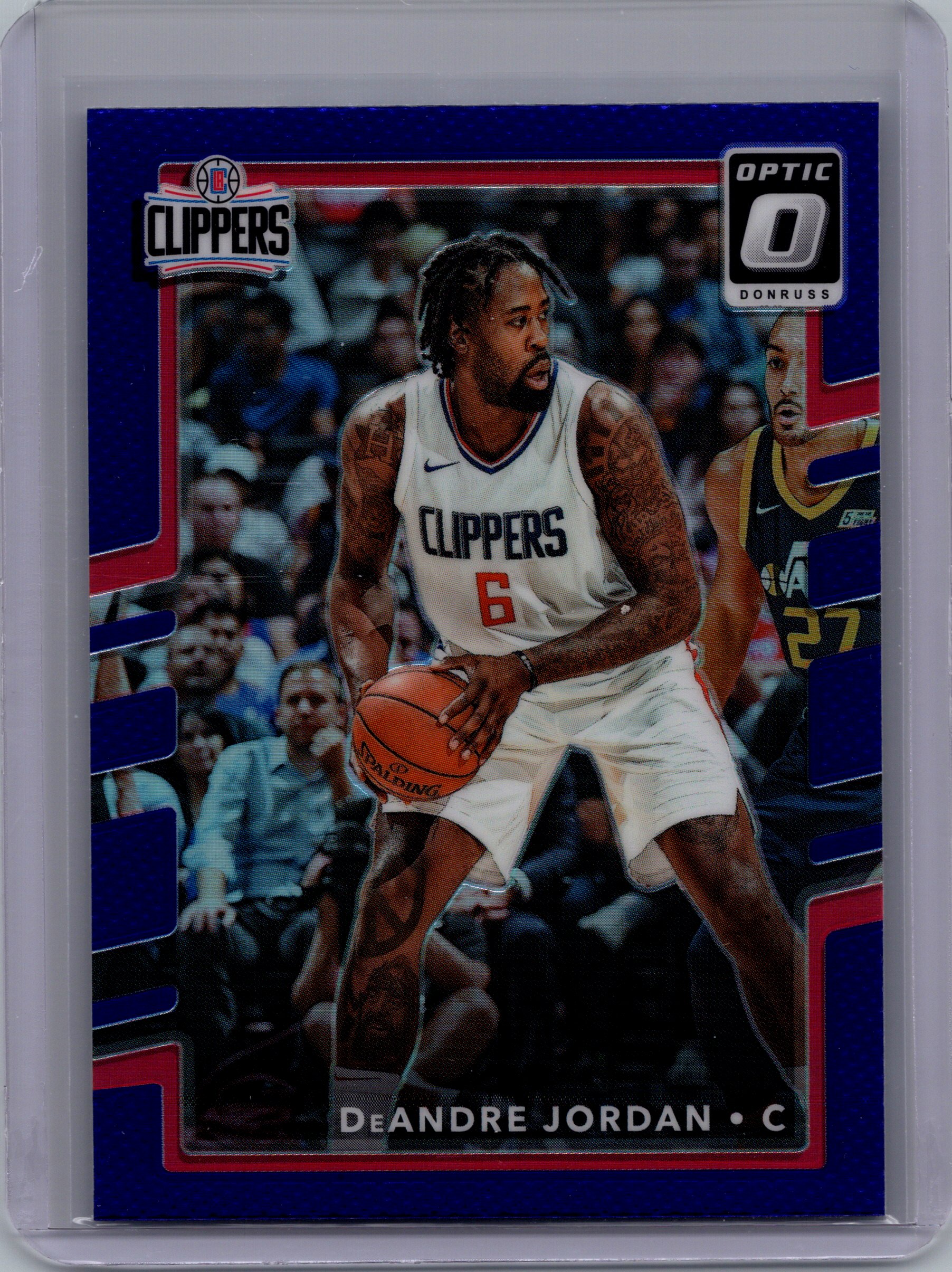 2017-18 Donruss Optic - Purple DeAndre Jordan #64 front