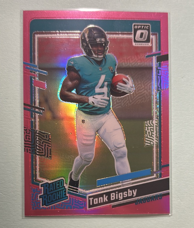2023 Donruss Optic - Pink Tank Bigsby #252 RC front