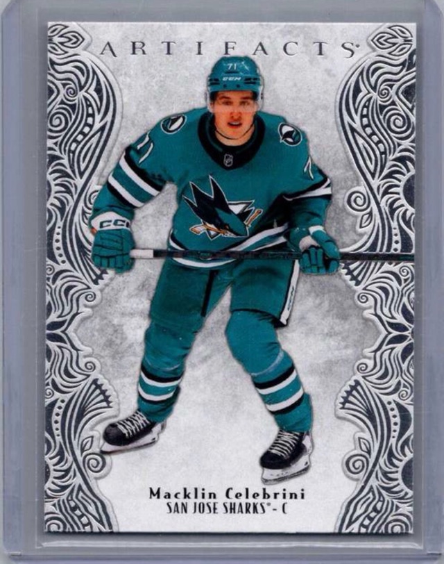 2025-26 Upper Deck Artifacts Macklin Celebrini #42 front