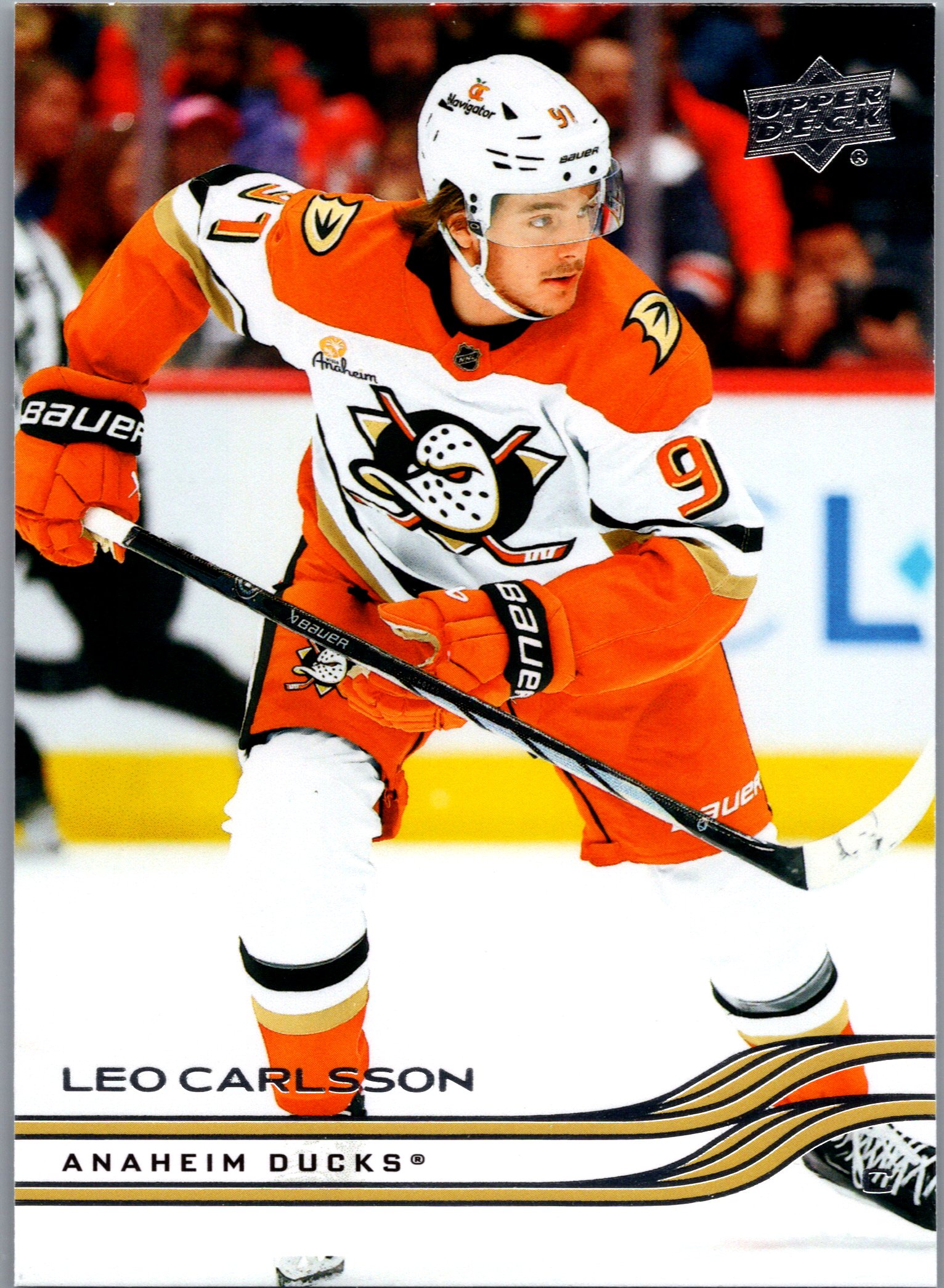 2025-26 Upper Deck Leo Carlsson #2 front