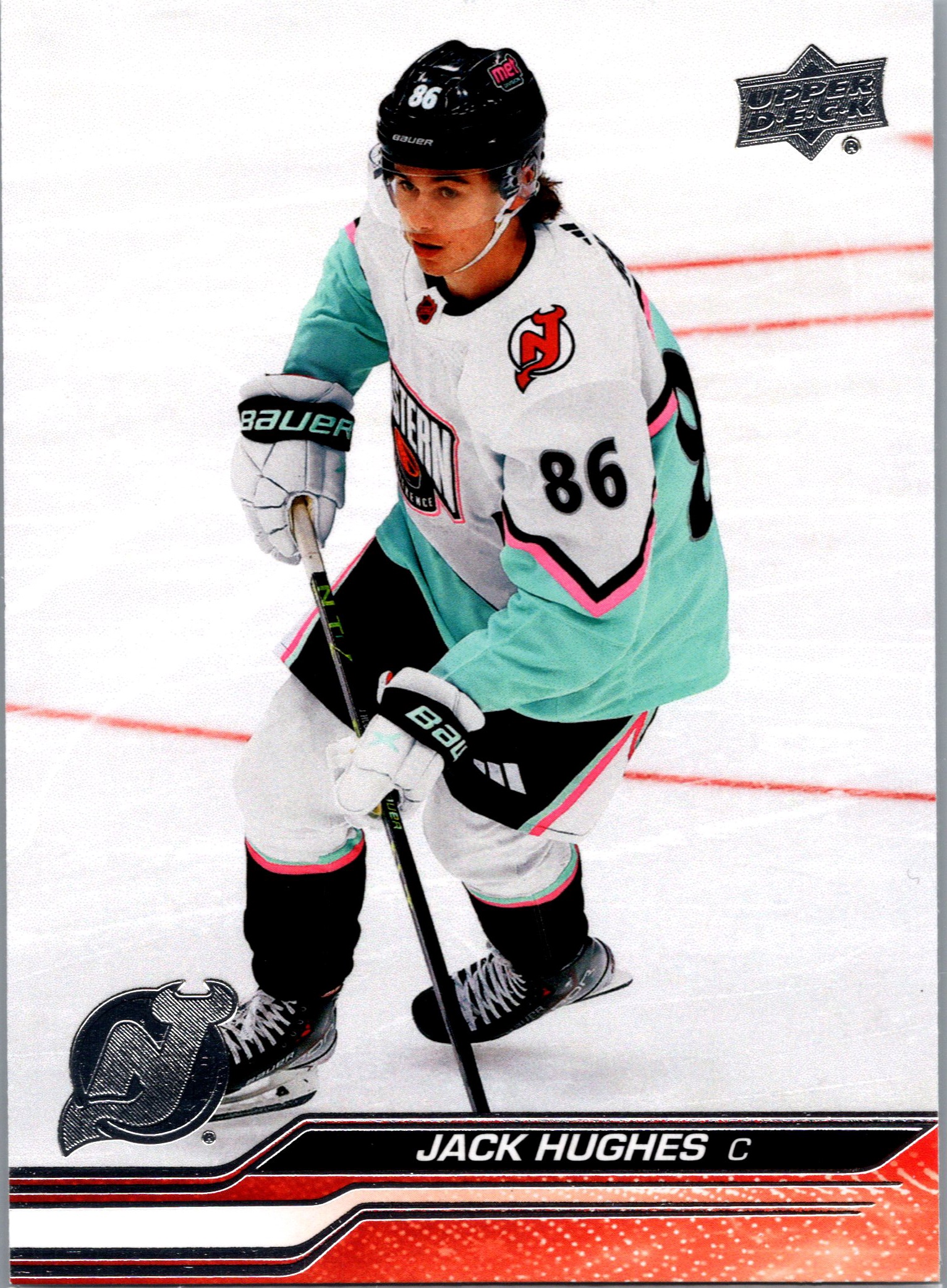2023-24 Upper Deck Jack Hughes #680 front