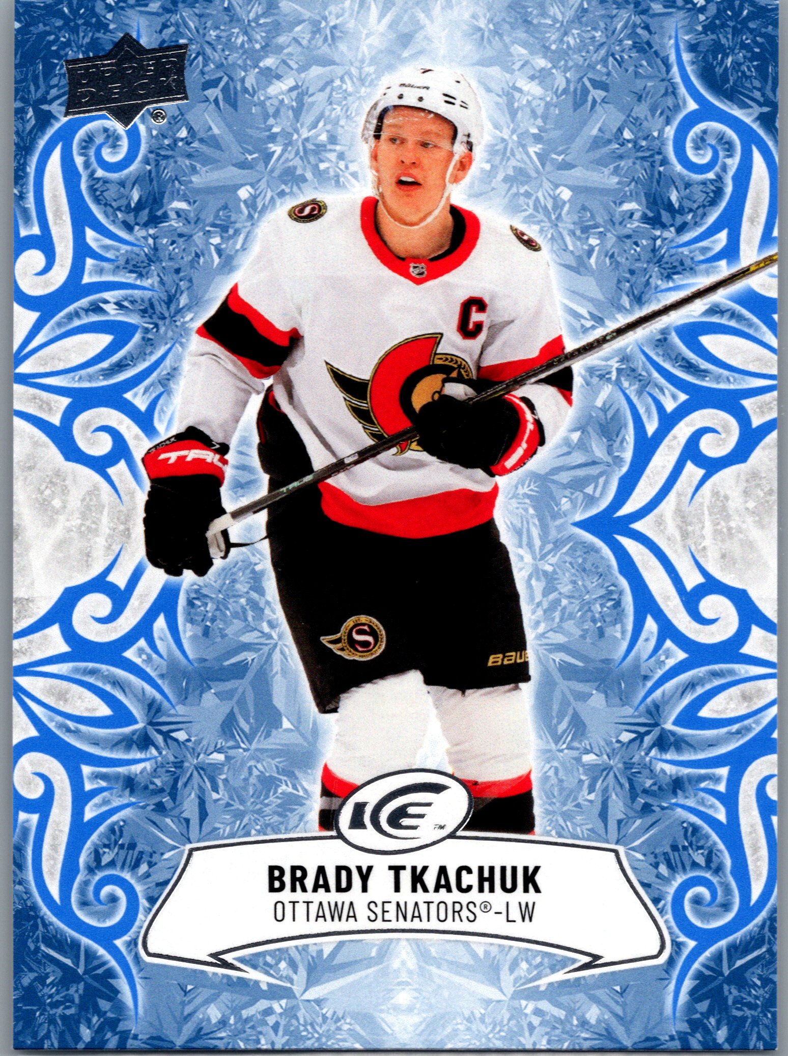 2024-25 Upper Deck Ice Brady Tkachuk #13 front