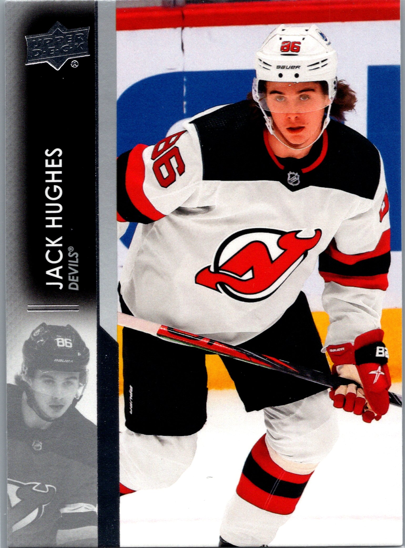 2021-22 Upper Deck Jack Hughes #110 front