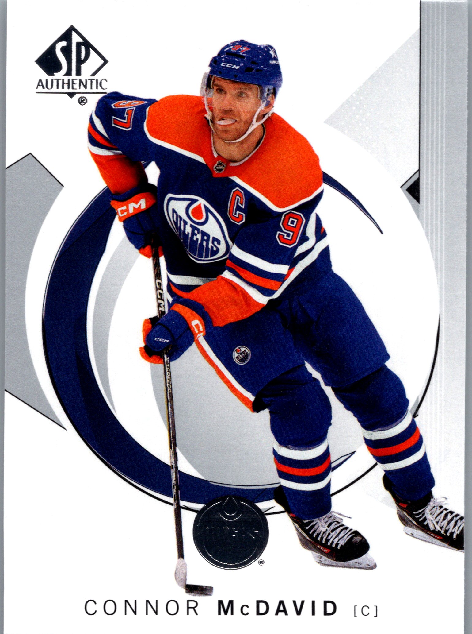 2024-25 SP Authentic Connor McDavid #1 front