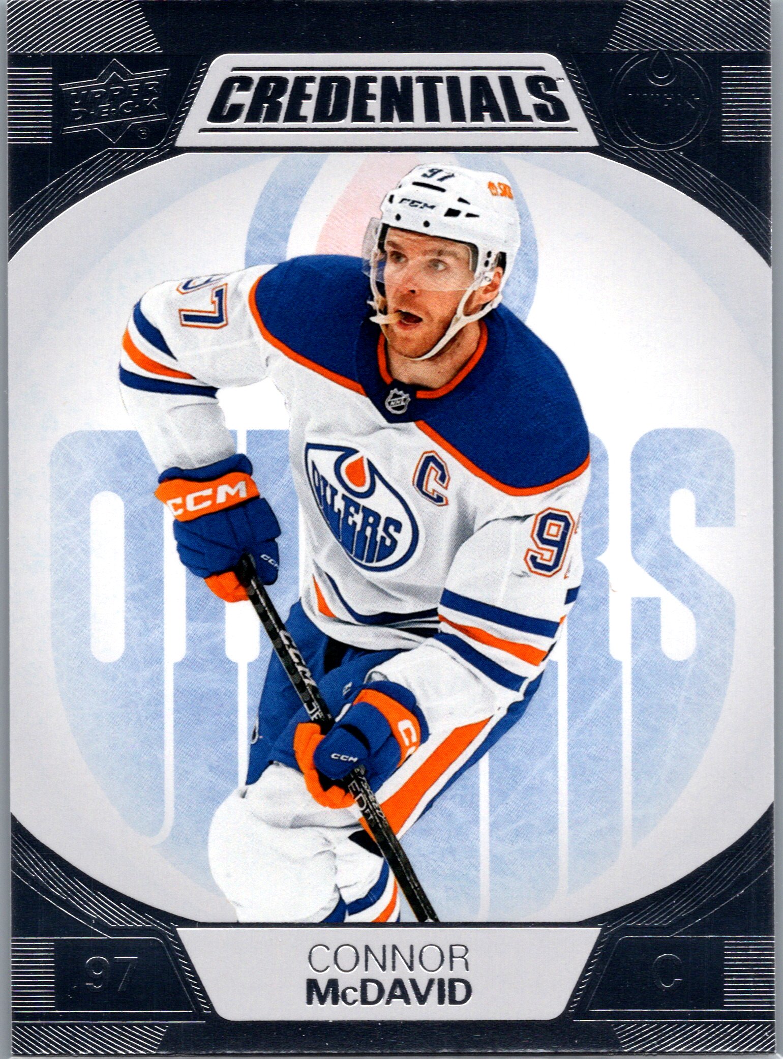 2022-23 Upper Deck Credentials Connor McDavid #33 front