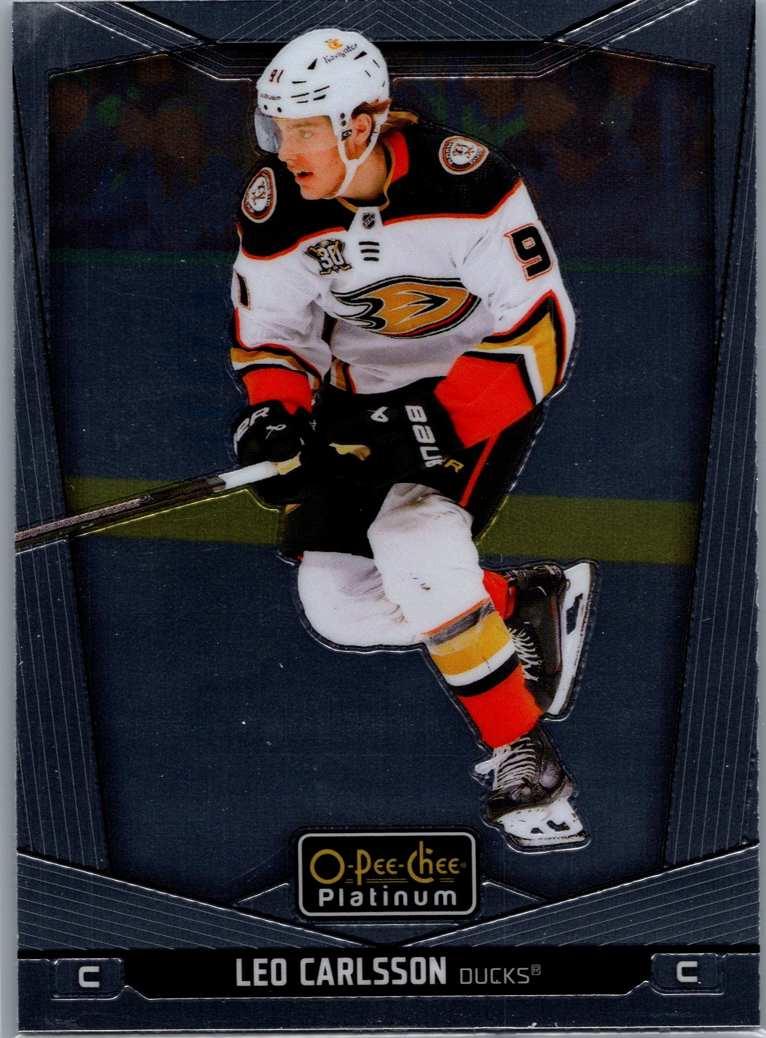 2024-25 O-Pee-Chee Platinum Leo Carlsson #138 front