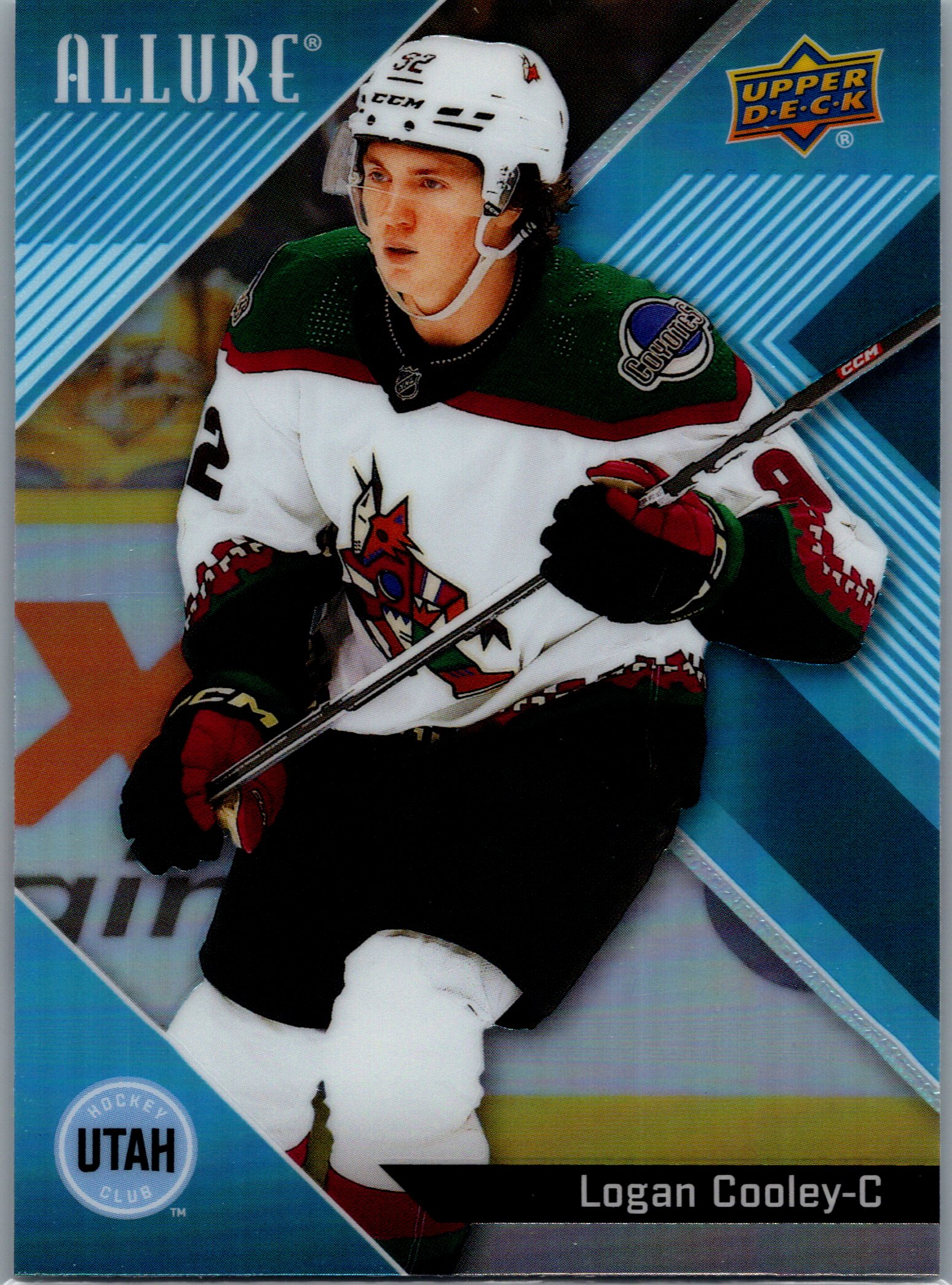 2024-25 Upper Deck Allure Logan Cooley #42 front