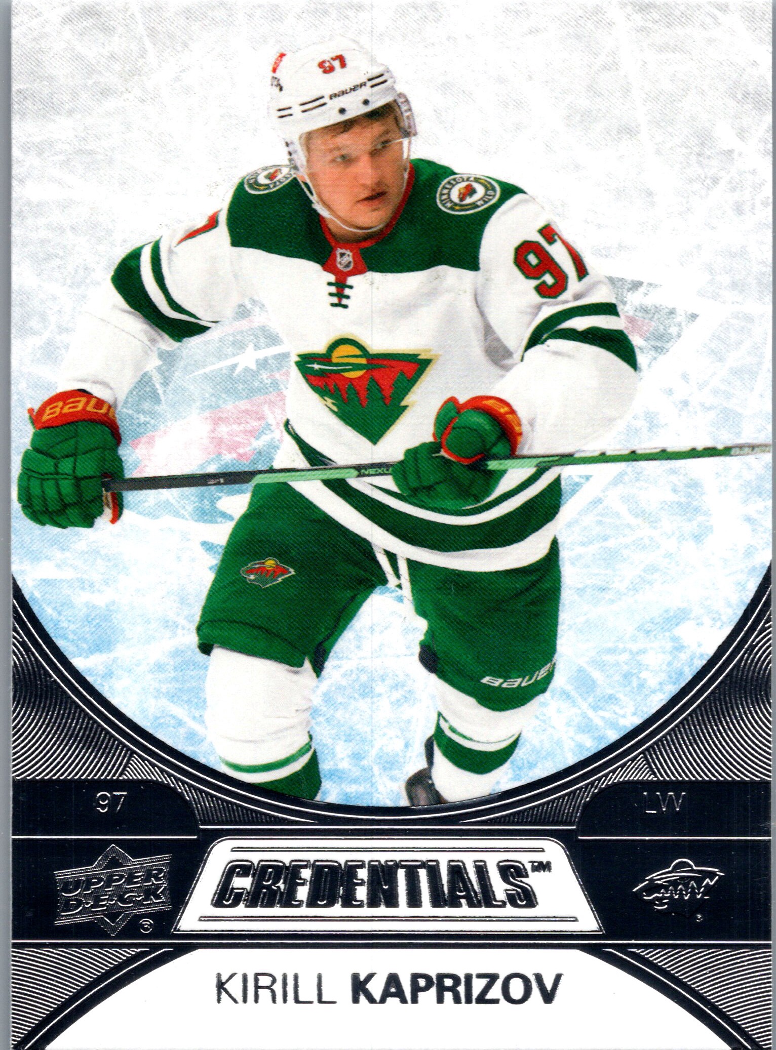 2021-22 Upper Deck Credentials Kirill Kaprizov #12 front