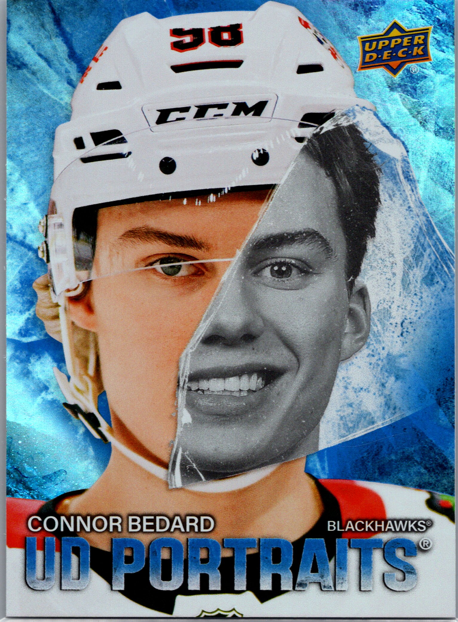 2025-26 Upper Deck - UD Portraits Connor Bedard #P-1 front