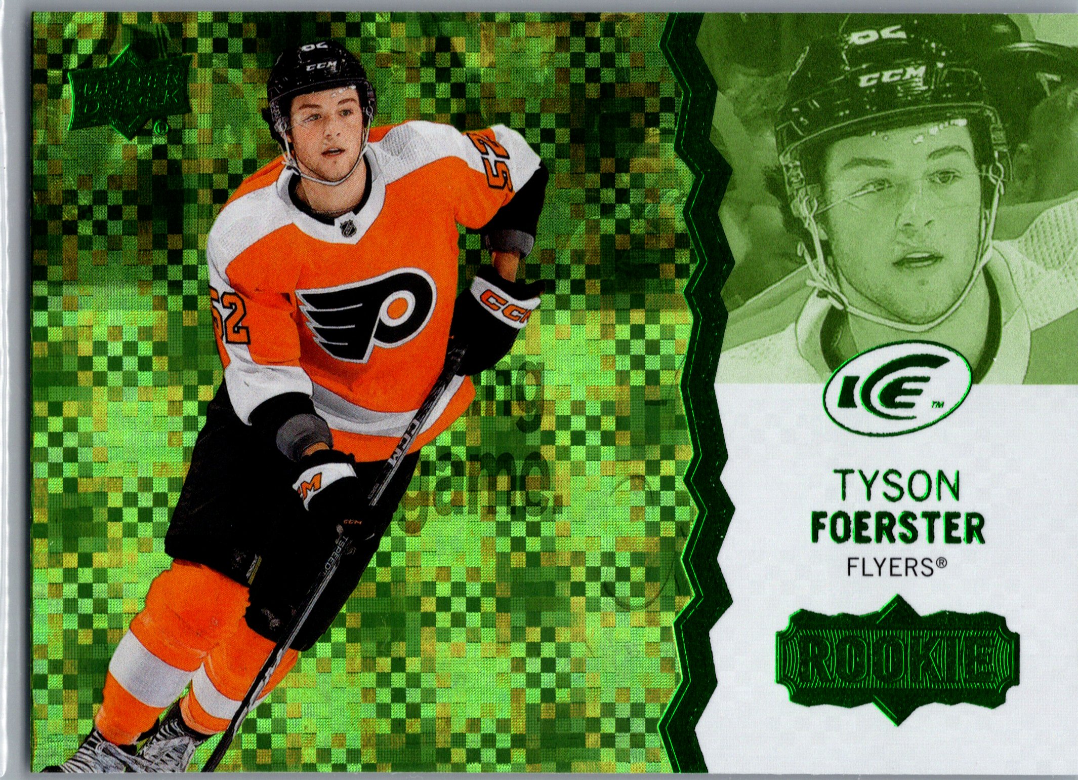 2023-24 Upper Deck Ice - Green Tyson Foerster #108 front