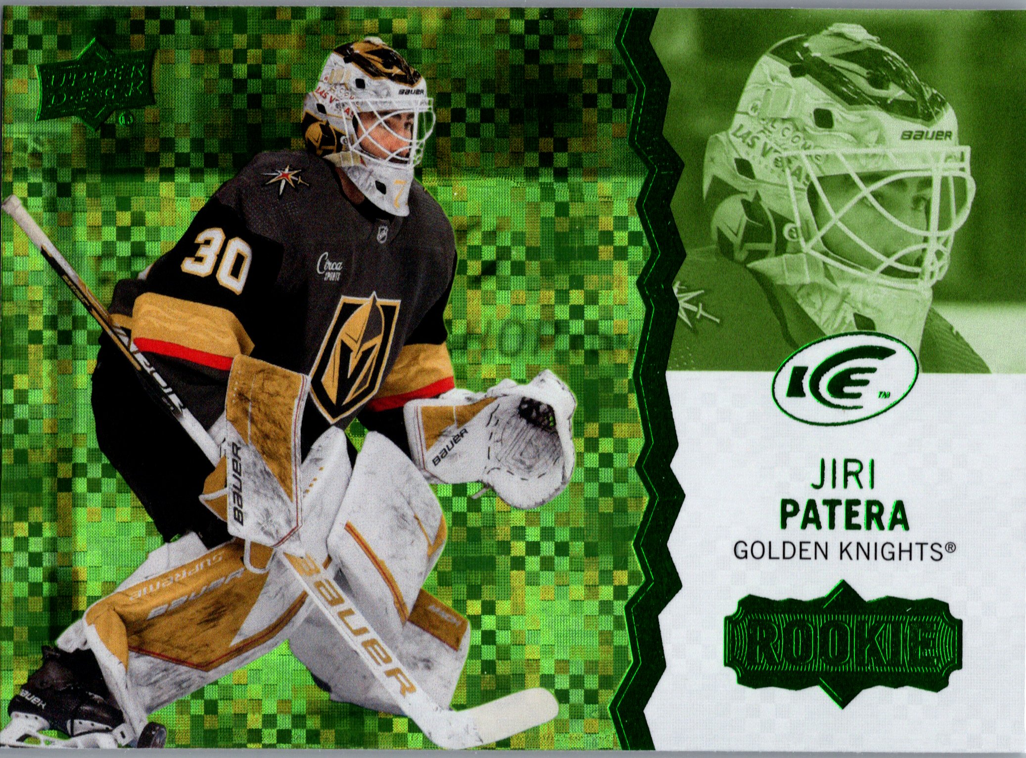 2023-24 Upper Deck Ice - Green Jiri Patera #118 front