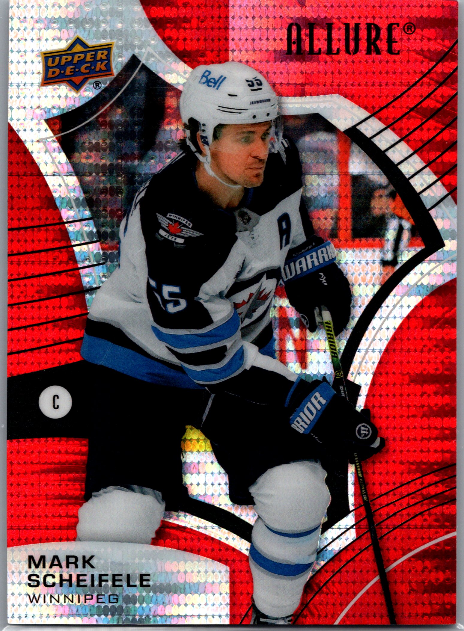 2021-22 Upper Deck Allure - Red Rainbow Mark Scheifele #61 front