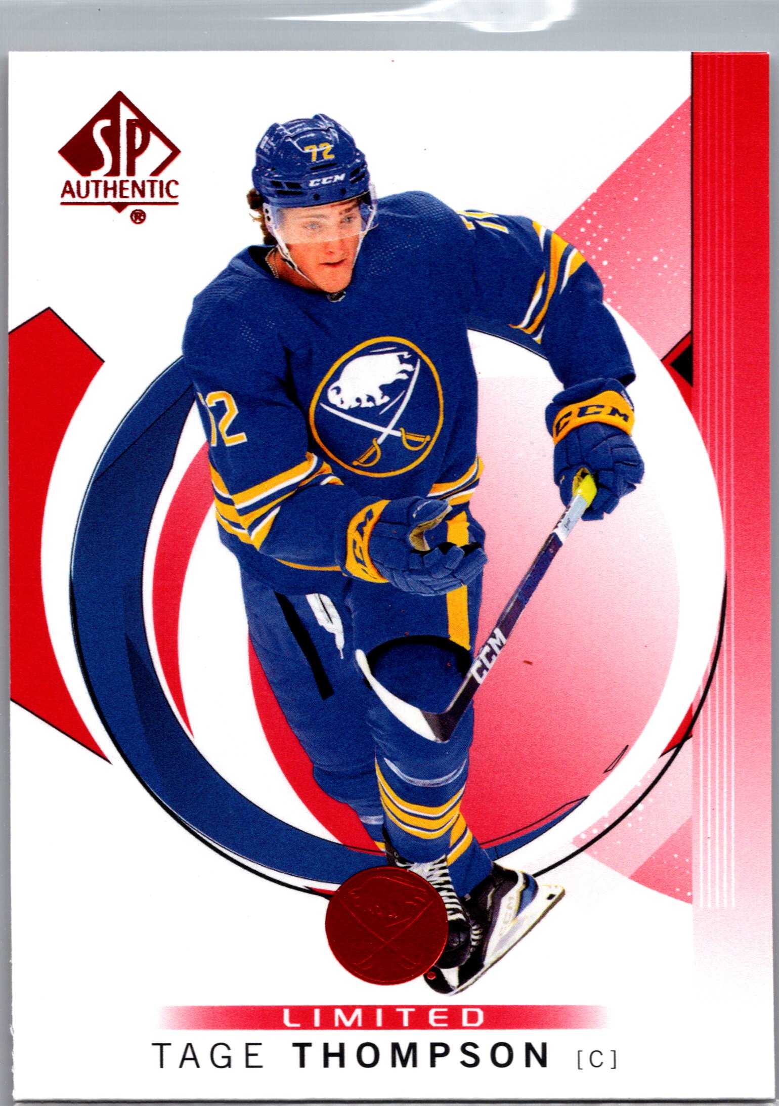 2024-25 SP Authentic - Limited Red Tage Thompson #27 front