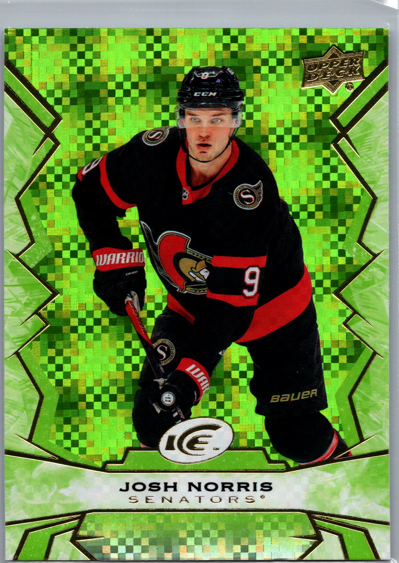 2022-23 Upper Deck Ice - Green Josh Norris #81 front