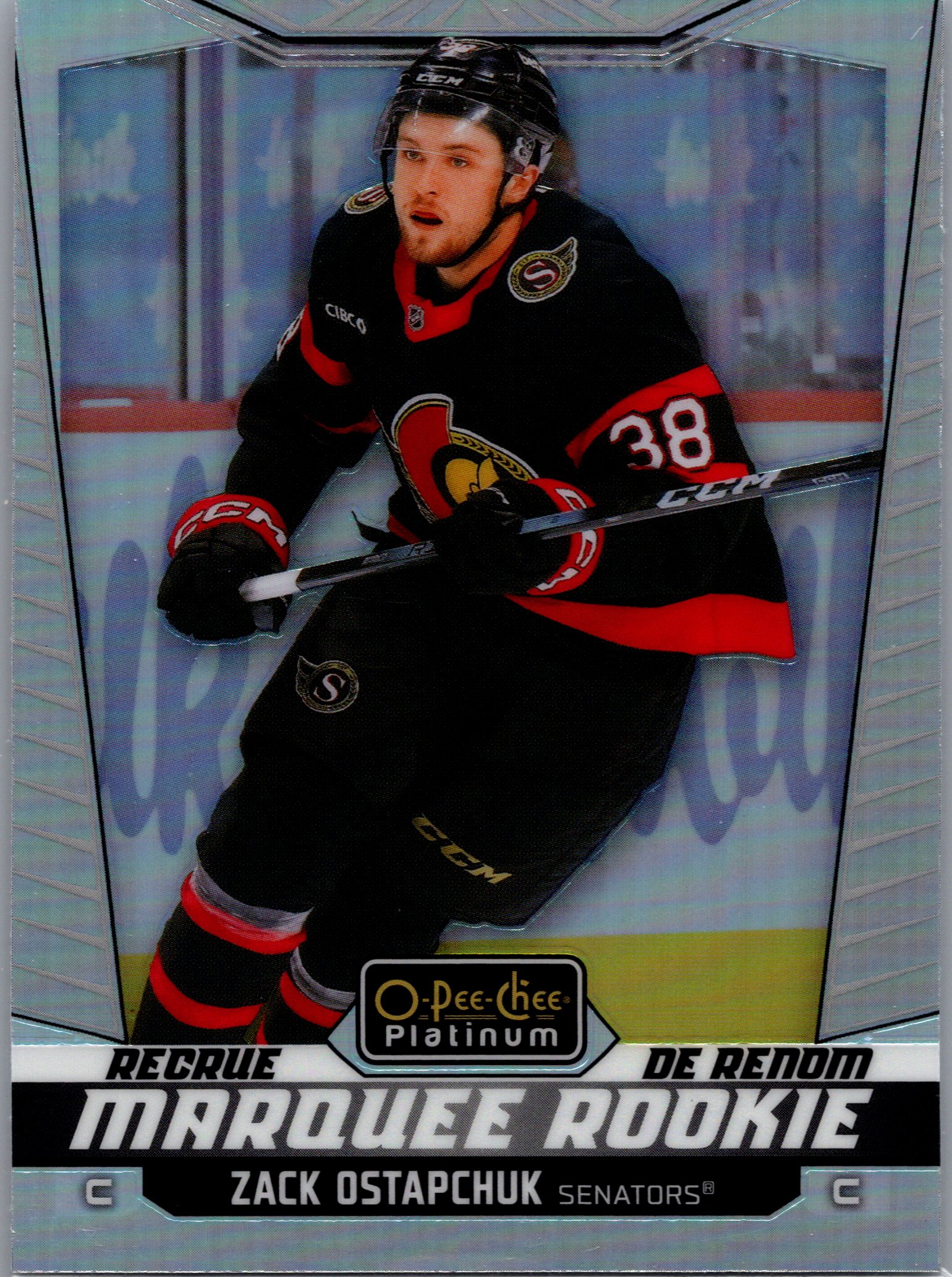 2024-25 O-Pee-Chee Platinum - Rainbow Zack Ostapchuk #245 front