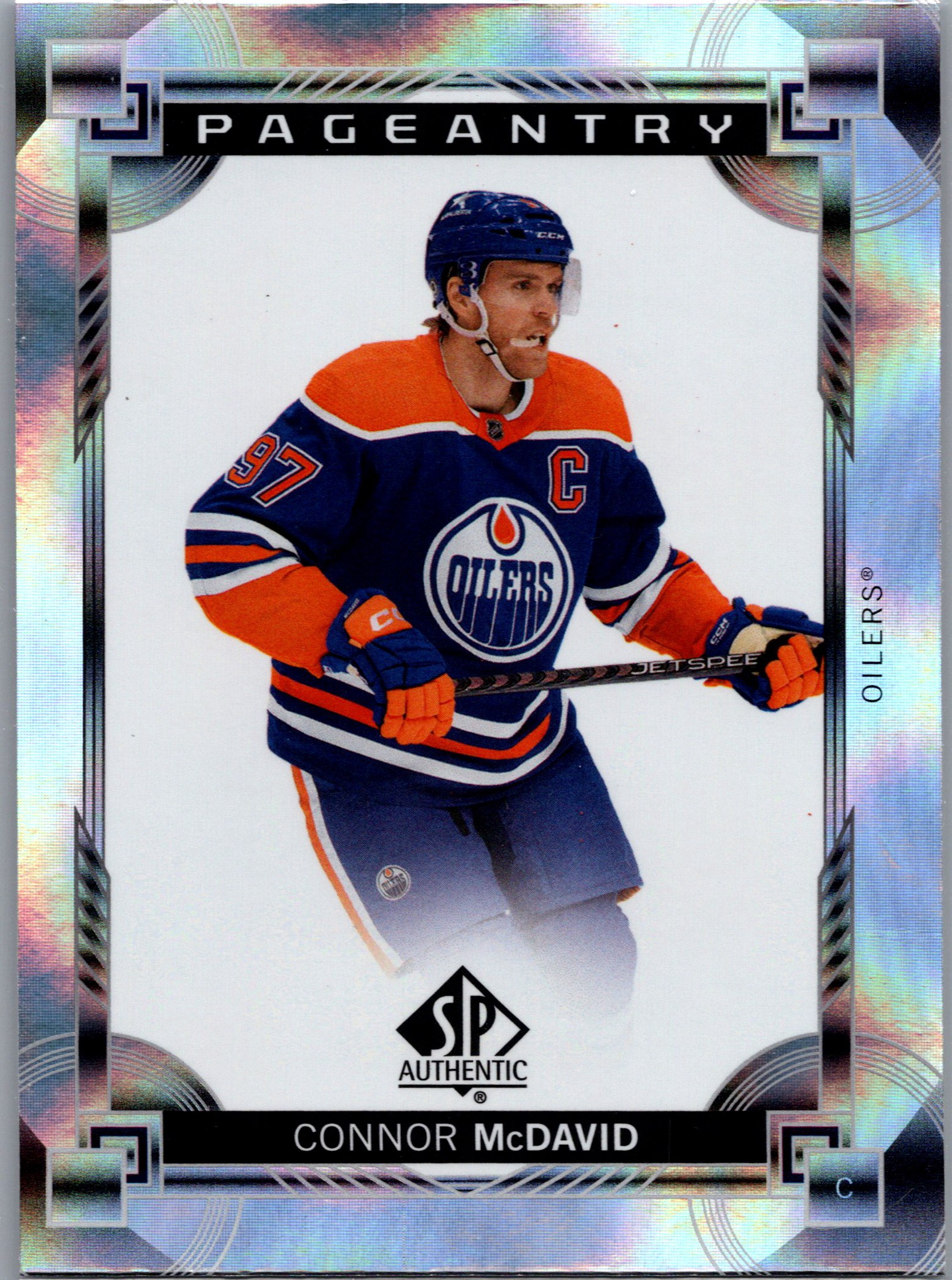 2024-25 SP Authentic - Pageantry Connor McDavid #P-1 front