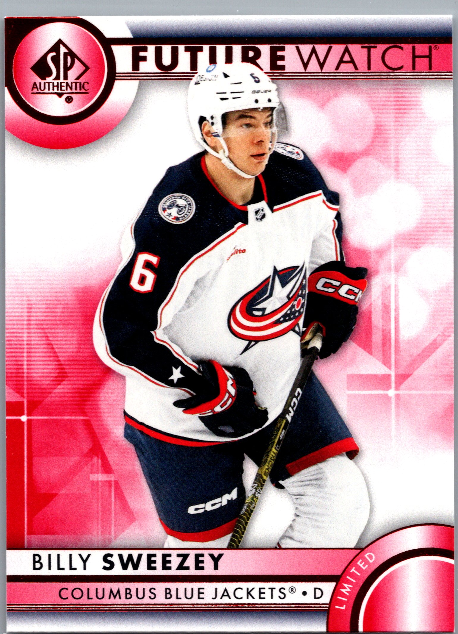 2023-24 SP Authentic - Limited Red Billy Sweezey #128 front