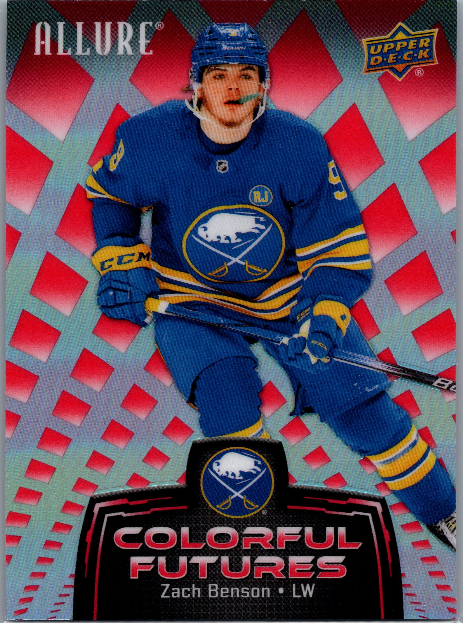 2024-25 Upper Deck Allure - Colorful Futures Zach Benson #CF-1 front