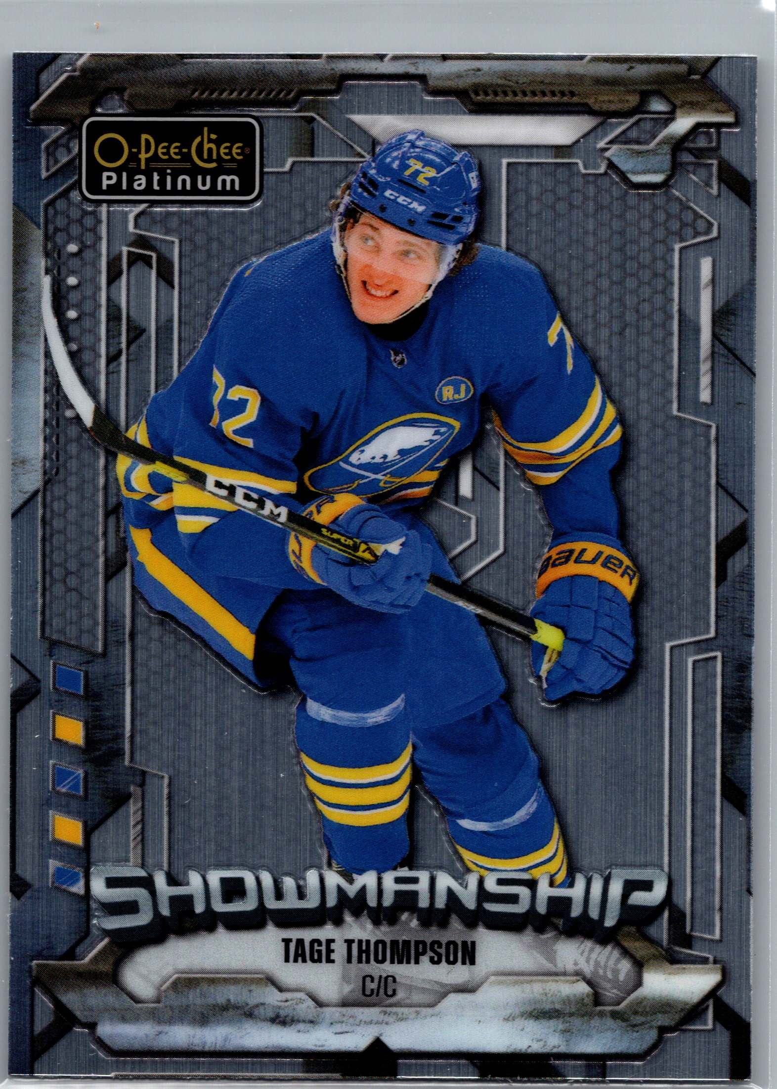 2024-25 O-Pee-Chee Platinum - Showmanship Tage Thompson #S-11 front