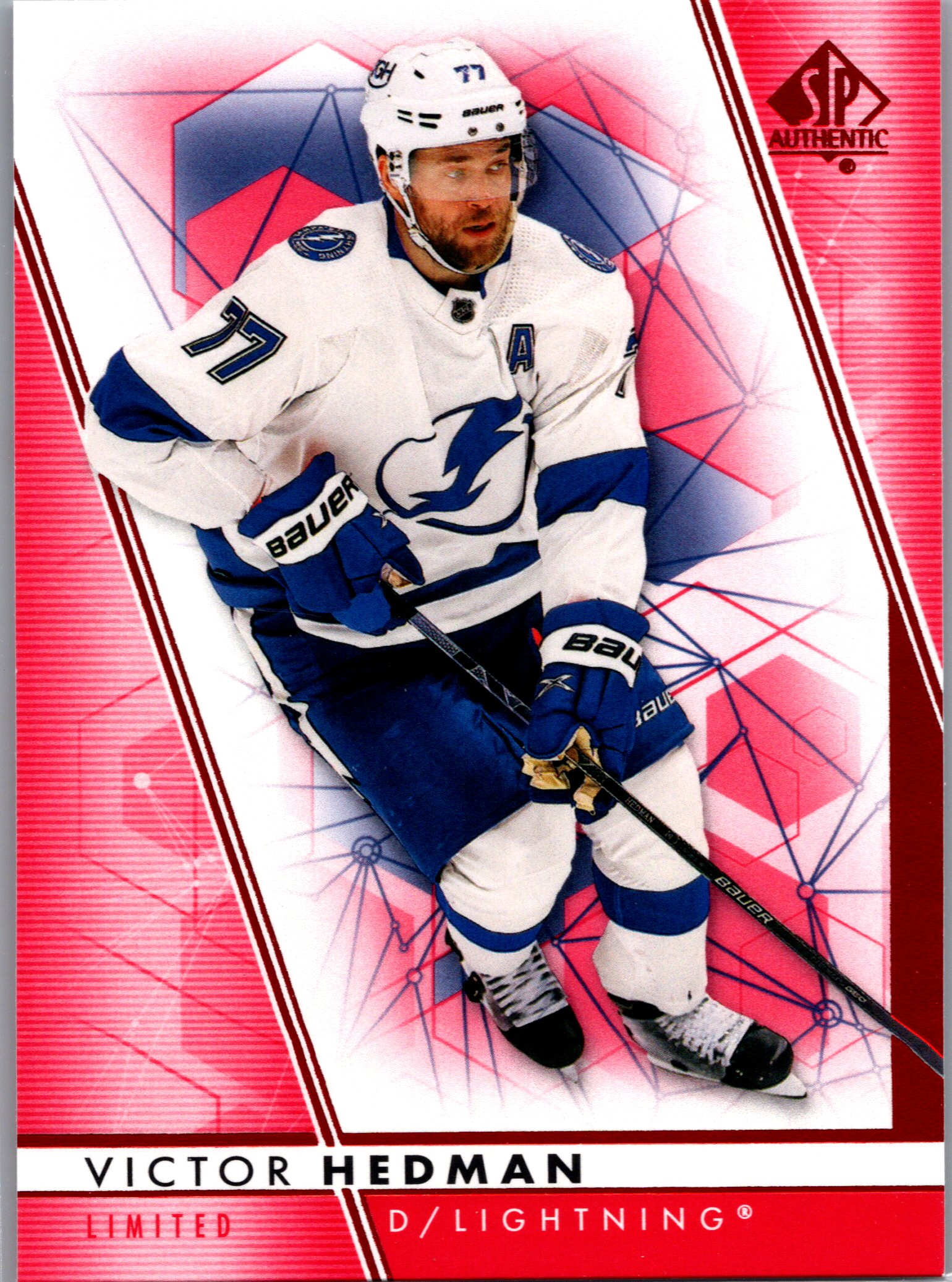 2022-23 SP Authentic - Limited Red Victor Hedman #77 front