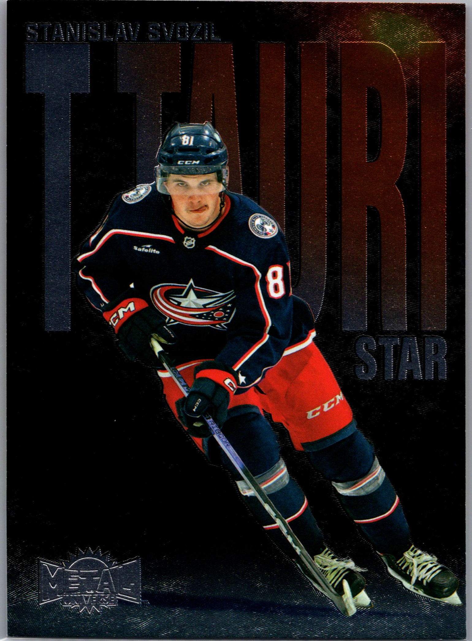 2023-24 SkyBox Metal Universe - T Tauri Star Stanislav Svozil #TTP-18 front