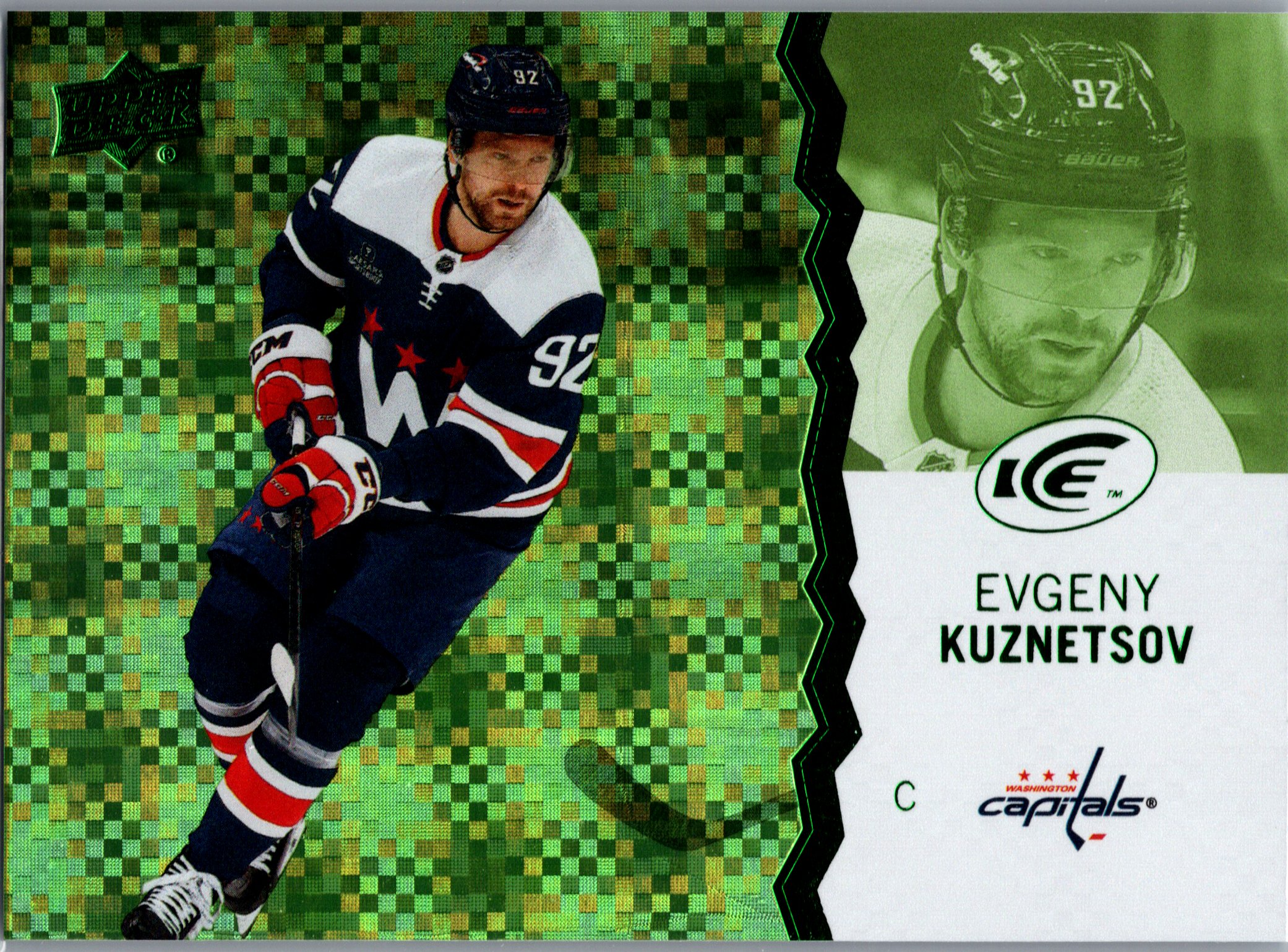 2023-24 Upper Deck Ice - Green Evgeny Kuznetsov #39 front