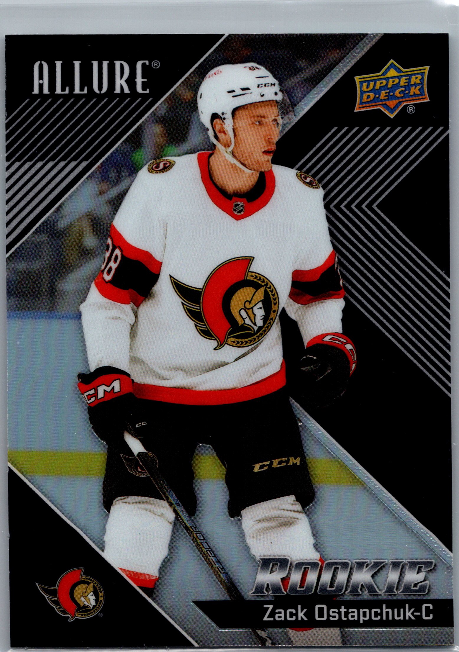 2024-25 Upper Deck Allure - Black Rainbow Zack Ostapchuk #135 front